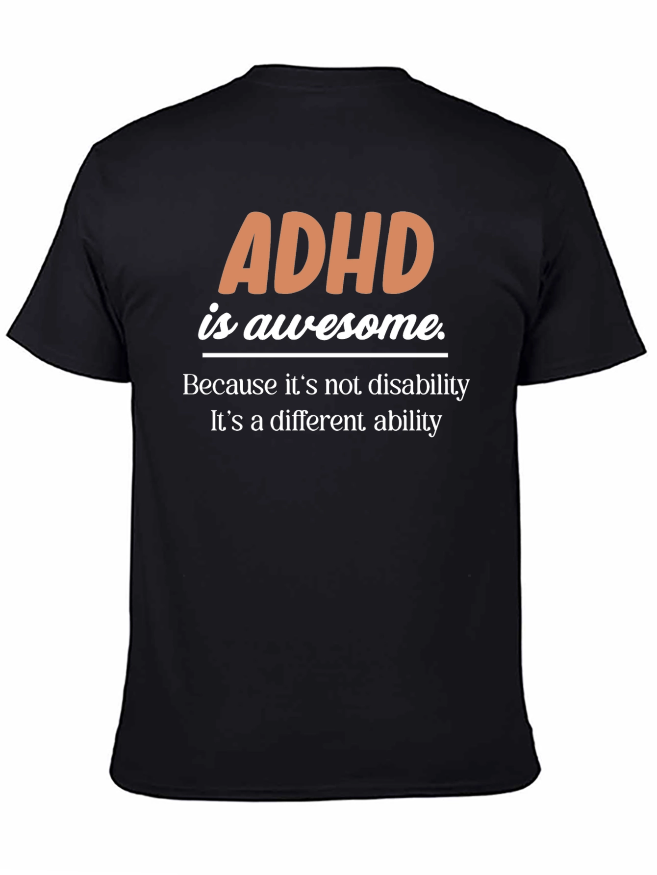 ADHD is Awesome T-Shirt - Unique Ability Awareness Tee