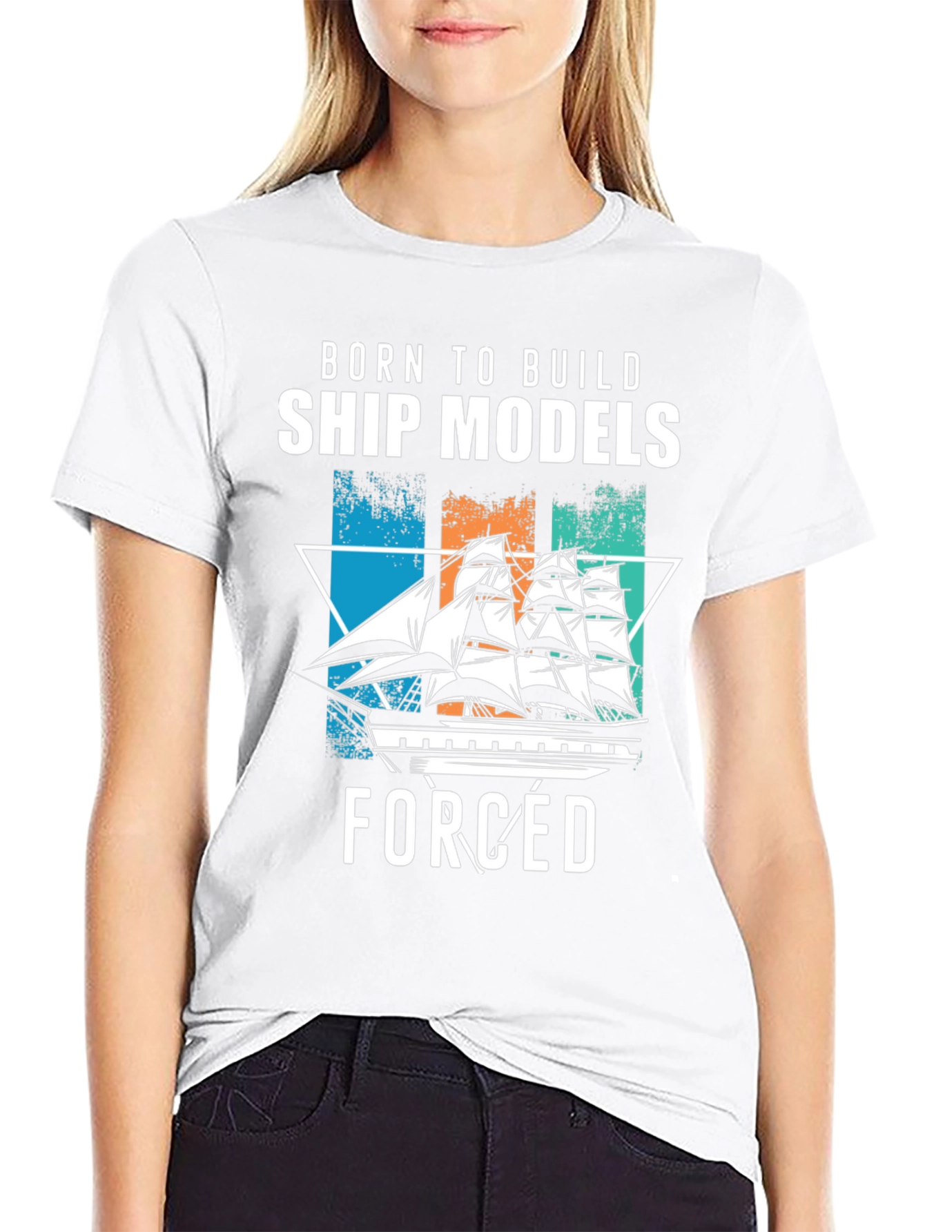 Born to Build Ship Models T-Shirt