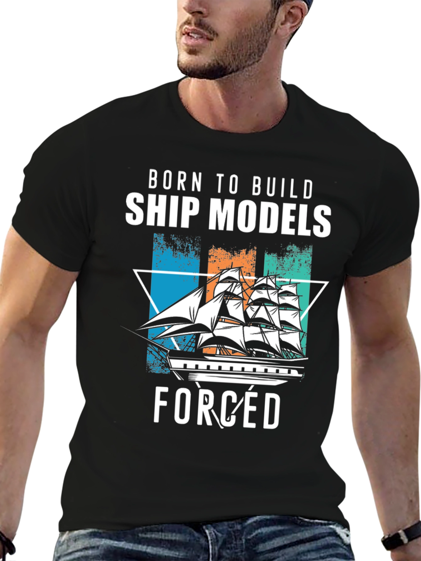 Born to Build Ship Models T-Shirt