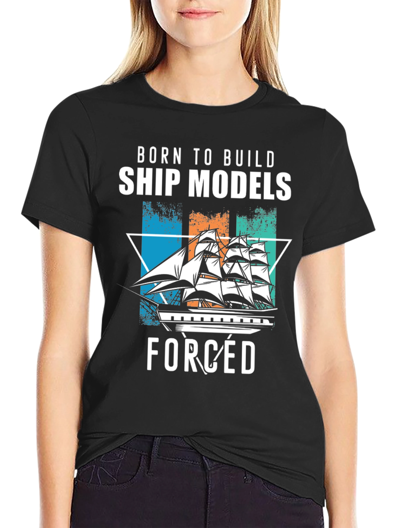 Born to Build Ship Models T-Shirt
