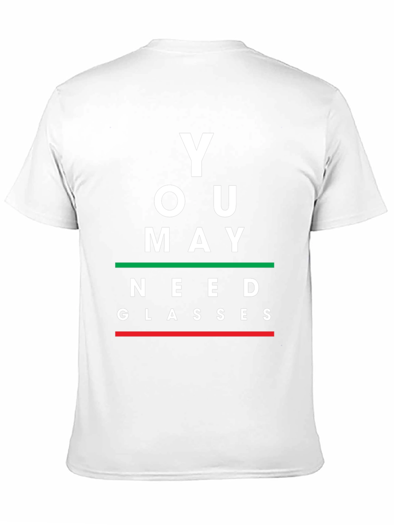 You May Need Glasses Black Graphic Tee
