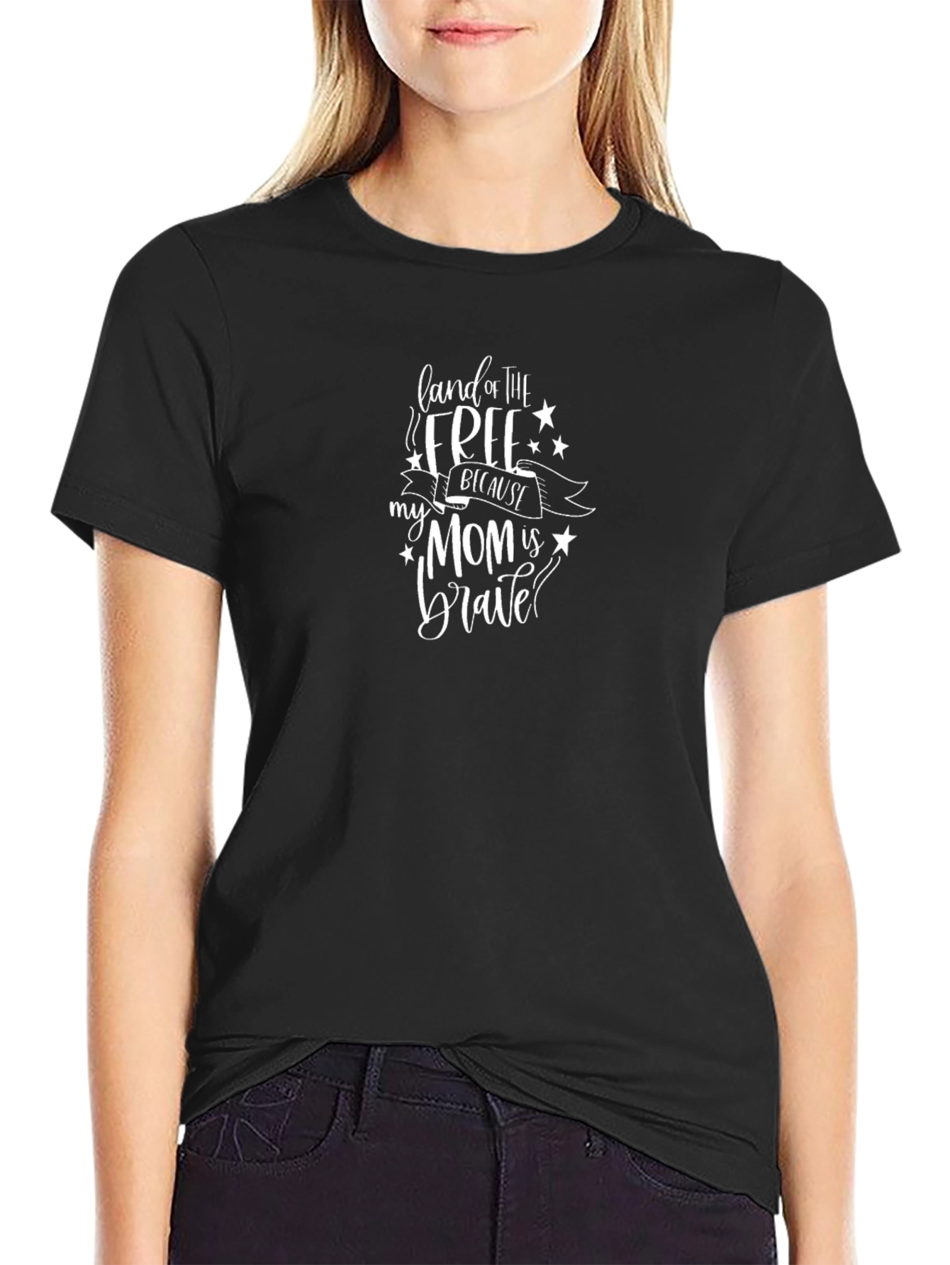 Land of The Free Mom T-Shirt