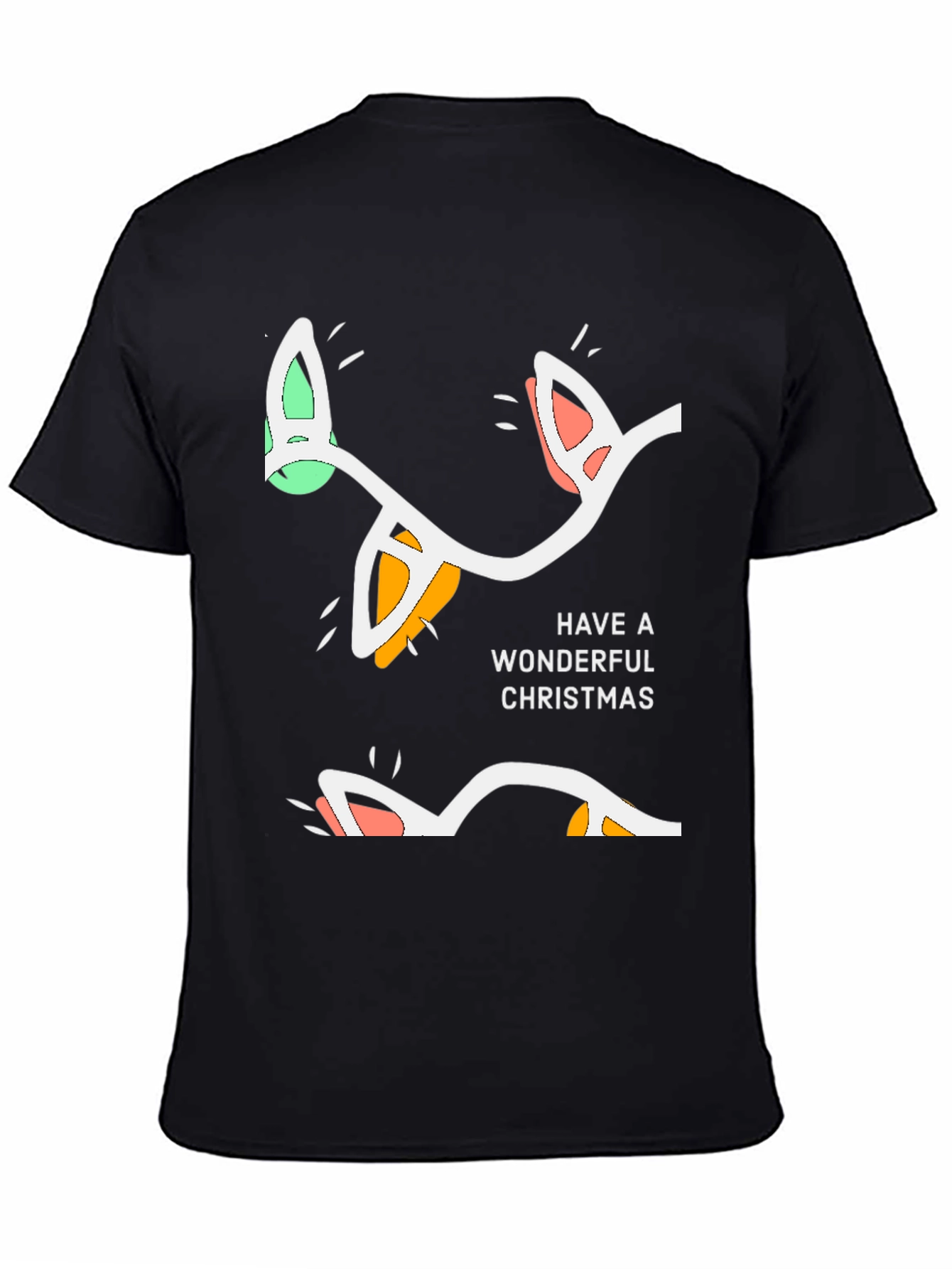 Wonderful Christmas Lights Graphic Tee - Holiday Cheer
