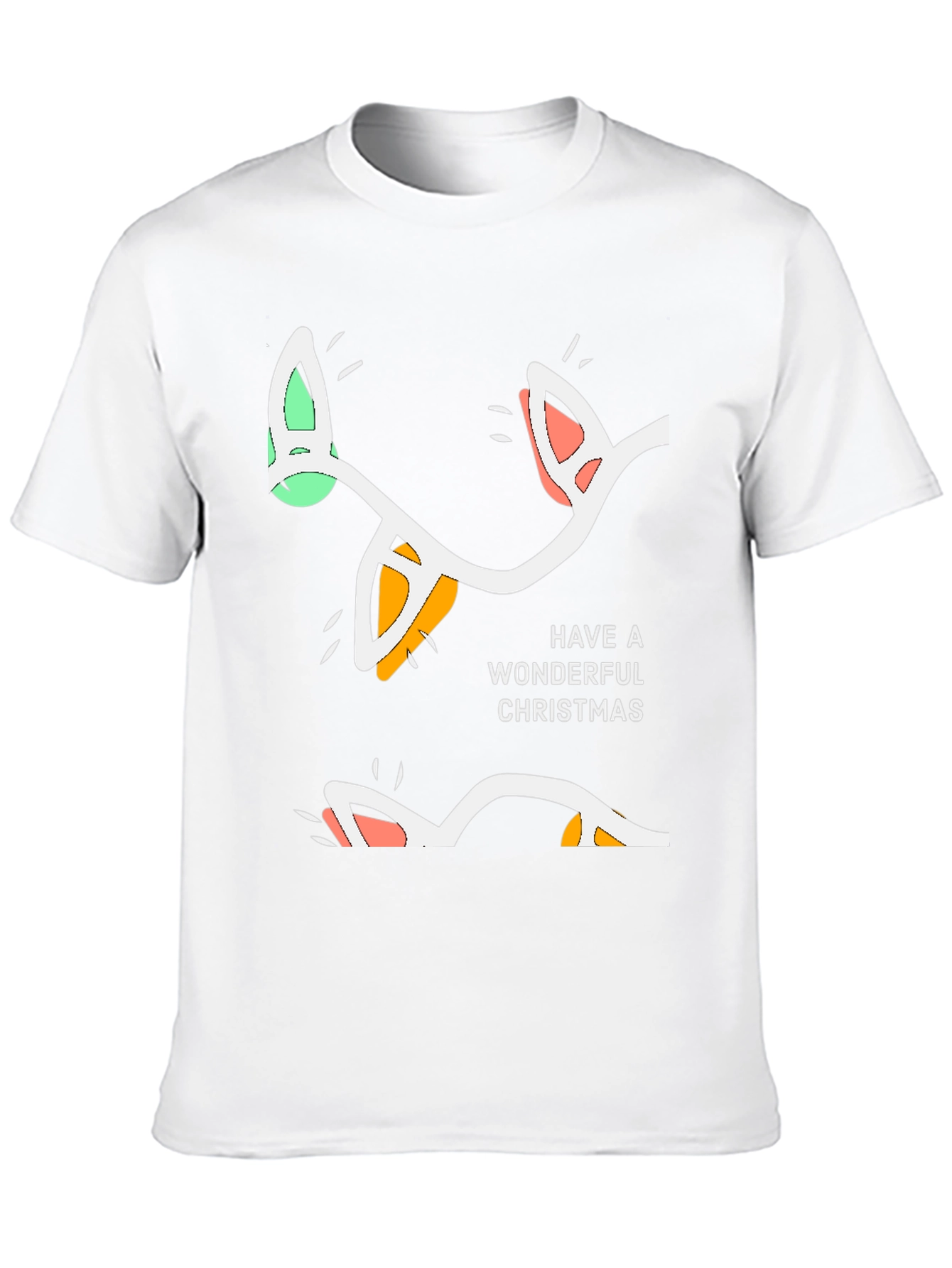 Wonderful Christmas Lights Graphic Tee - Holiday Cheer