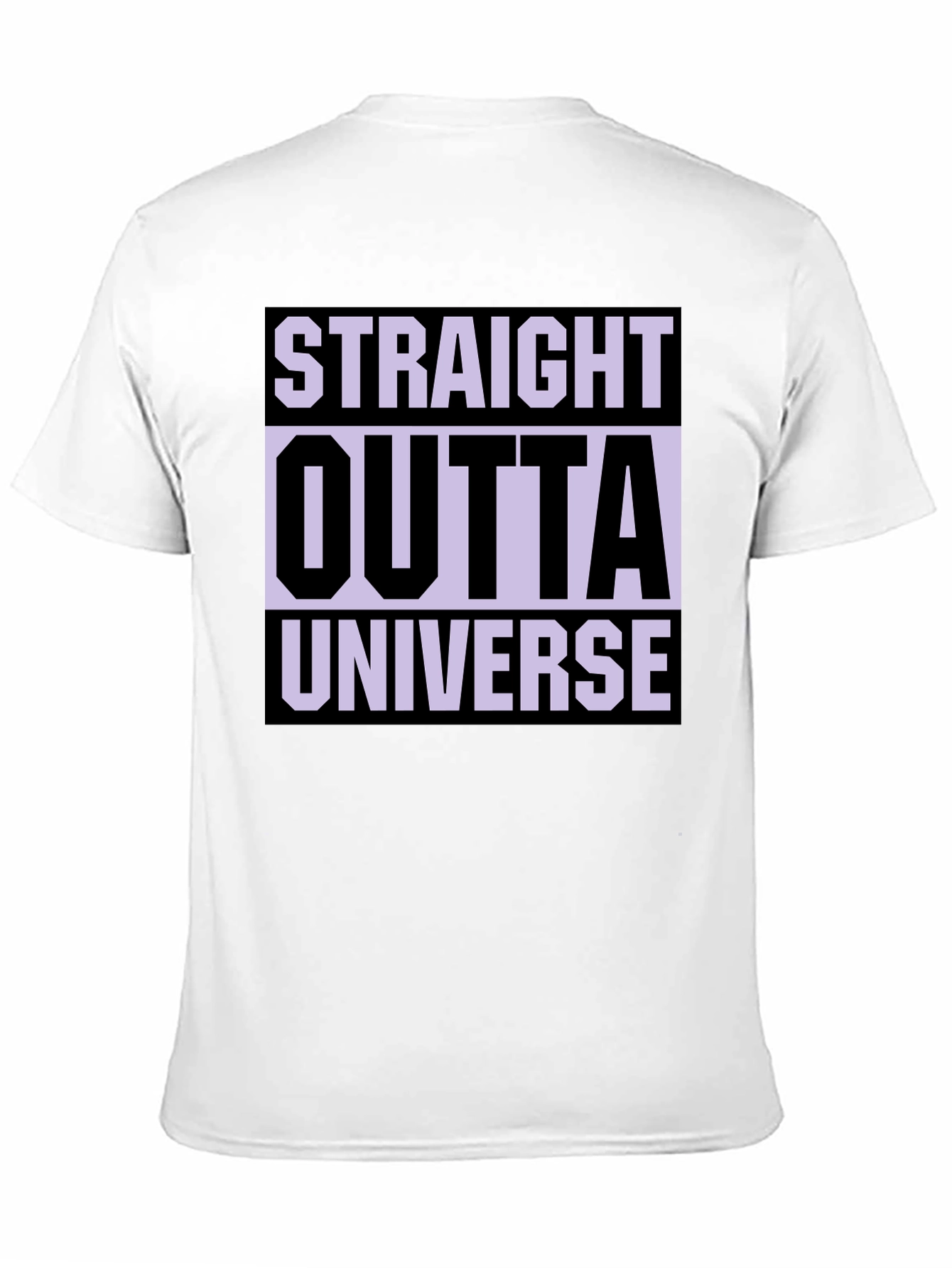 Straight Outta Universe Graphic Tee - Black