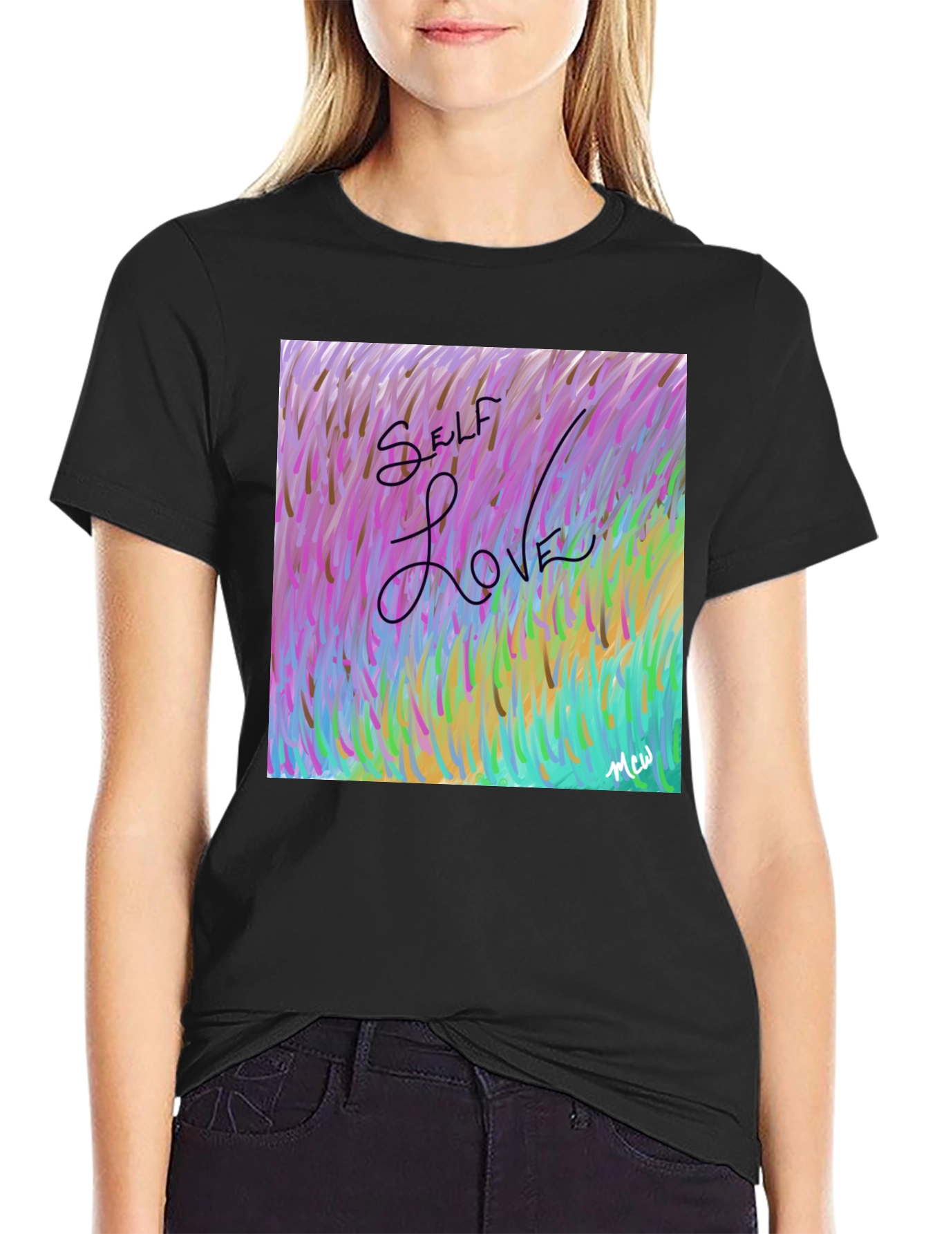 Self Love Graphic Tee - Artistic Comfort