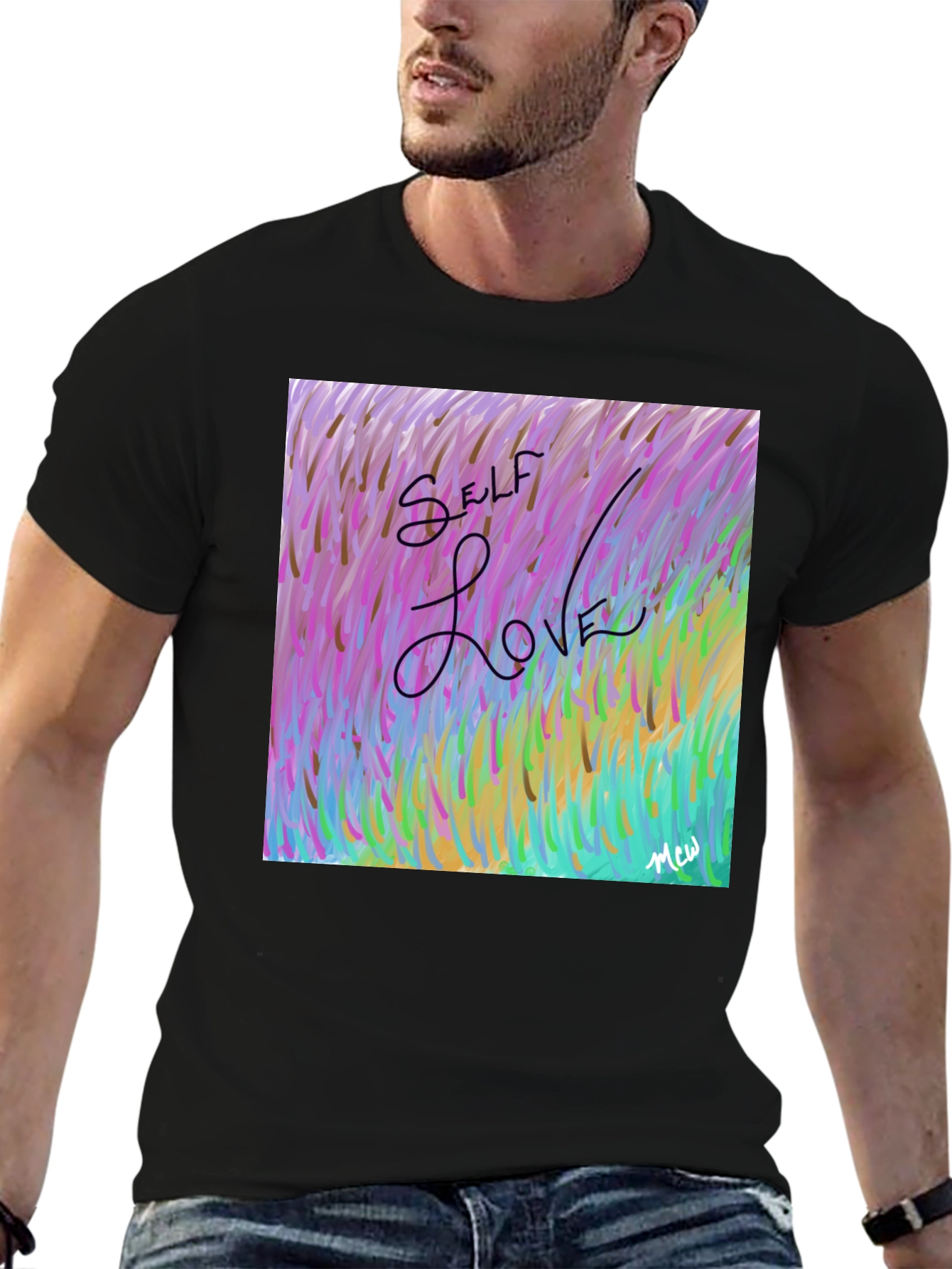 Self Love Graphic Tee - Artistic Comfort