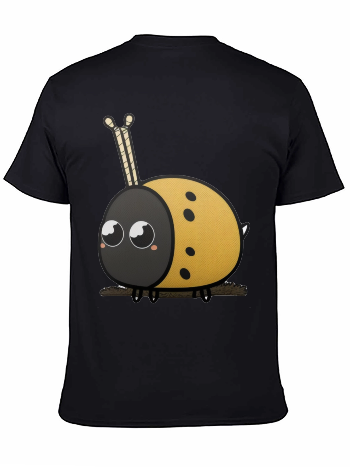 Cute Ladybug Cartoon Graphic T-Shirt