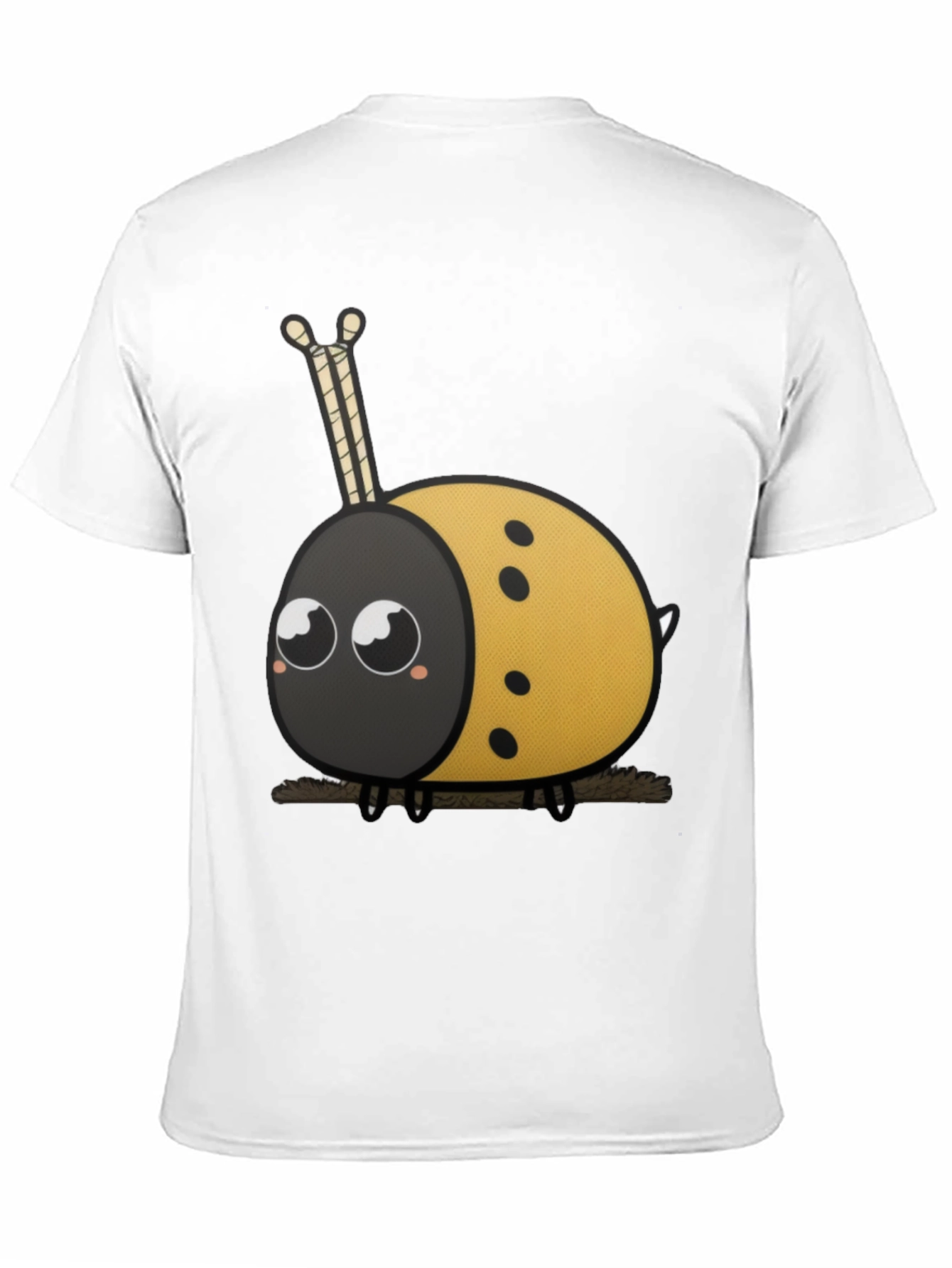 Cute Ladybug Cartoon Graphic T-Shirt