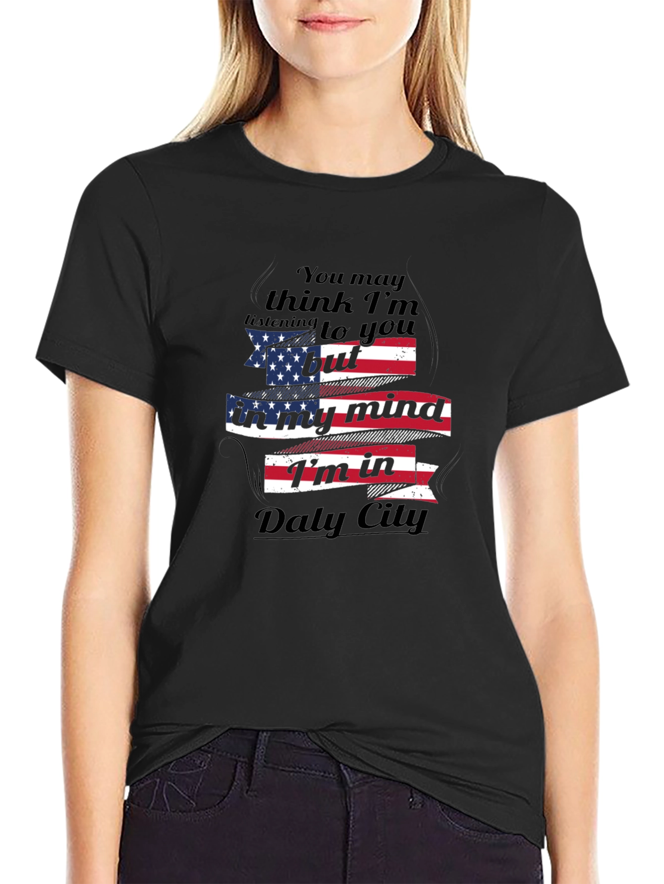 Daly City Mind T-Shirt - Patriotic Tee