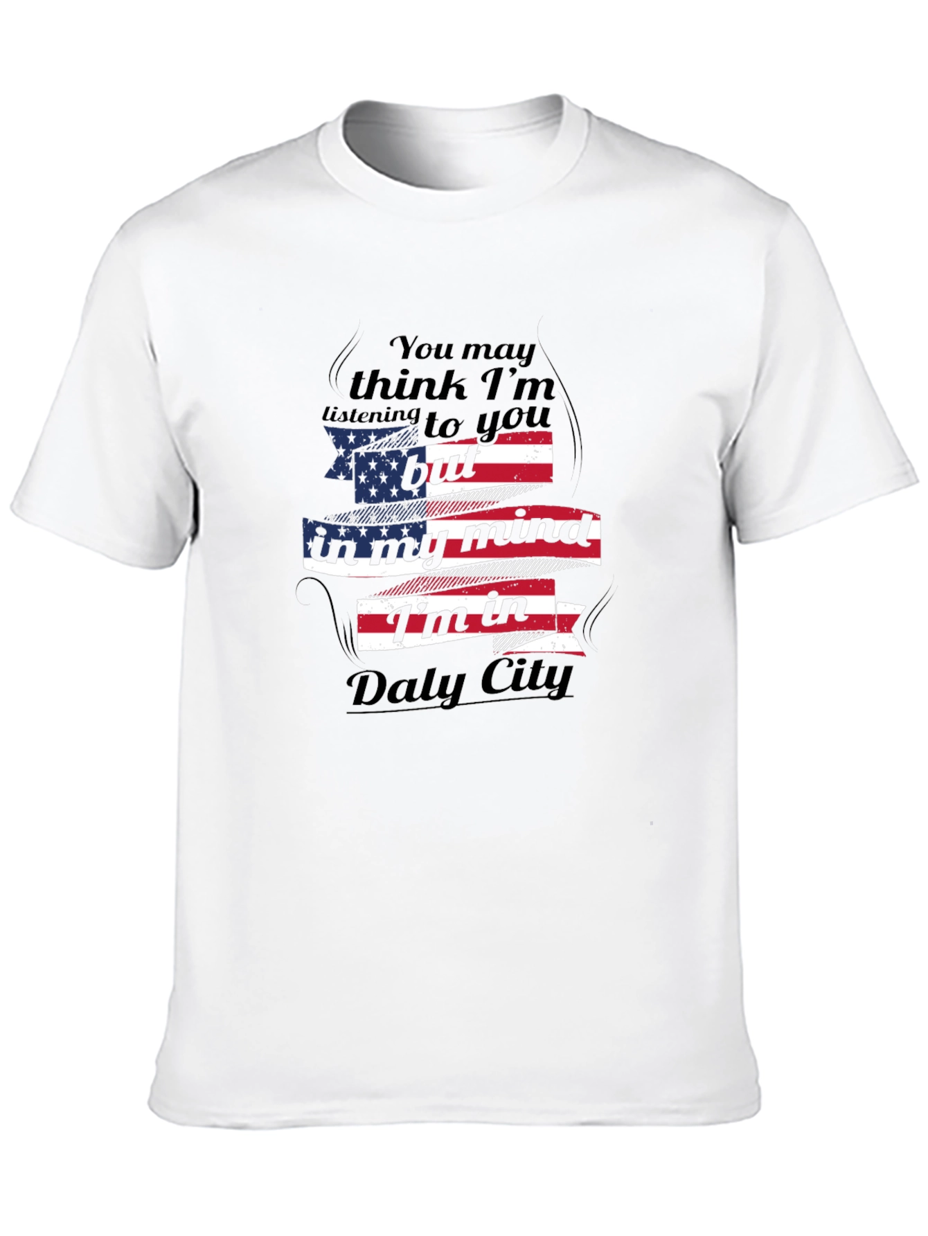 Daly City Mind T-Shirt - Patriotic Tee