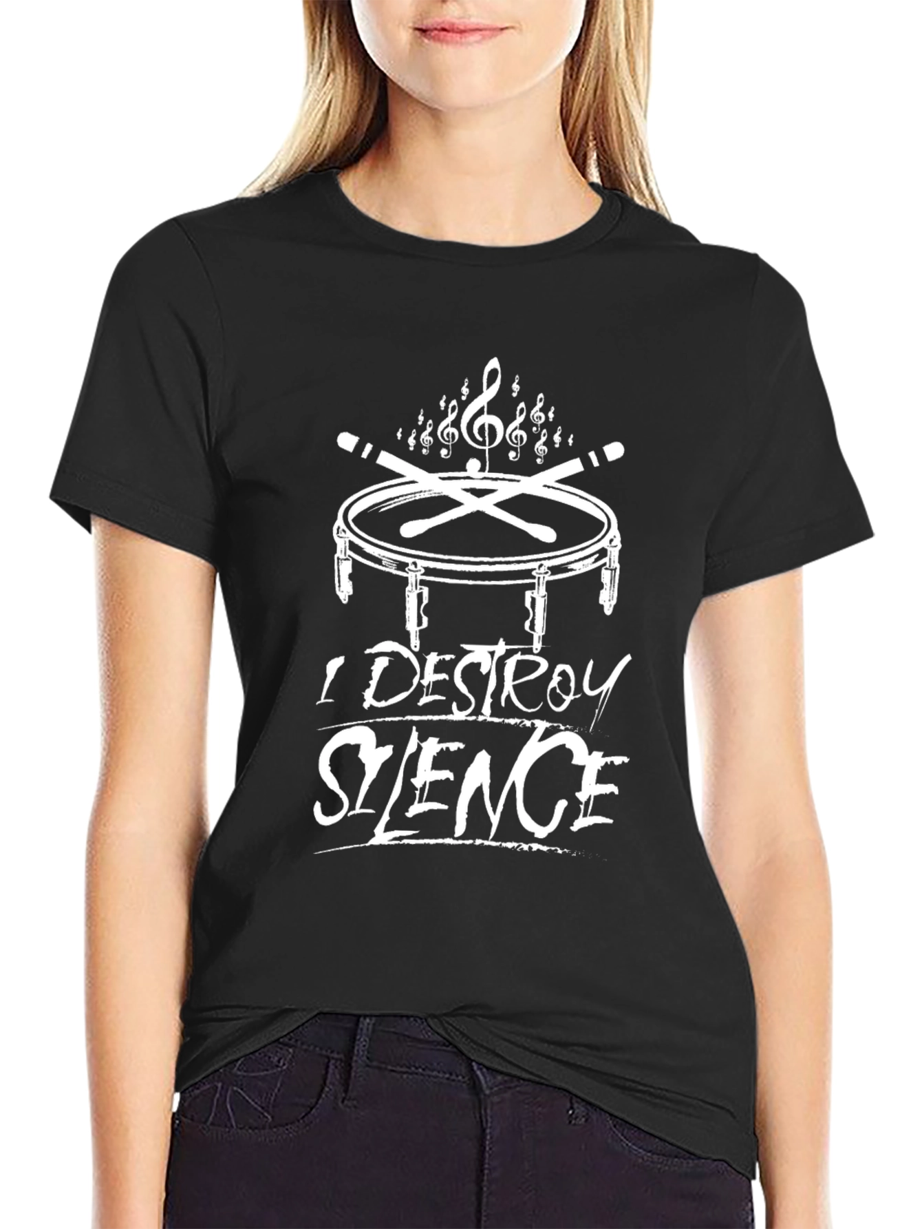 Destroy Silence Drummer T-Shirt