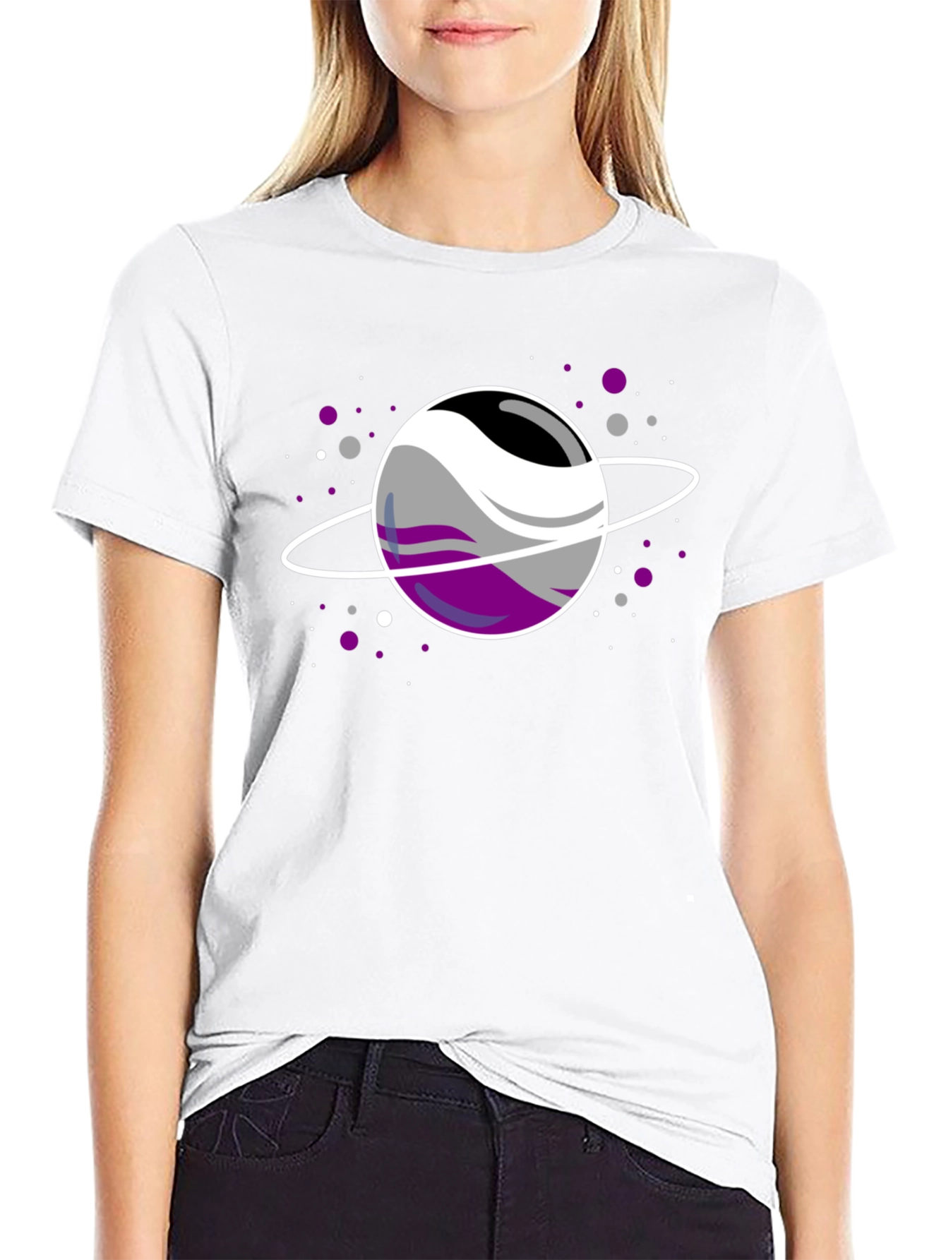 Ace Pride Planet Black T-Shirt