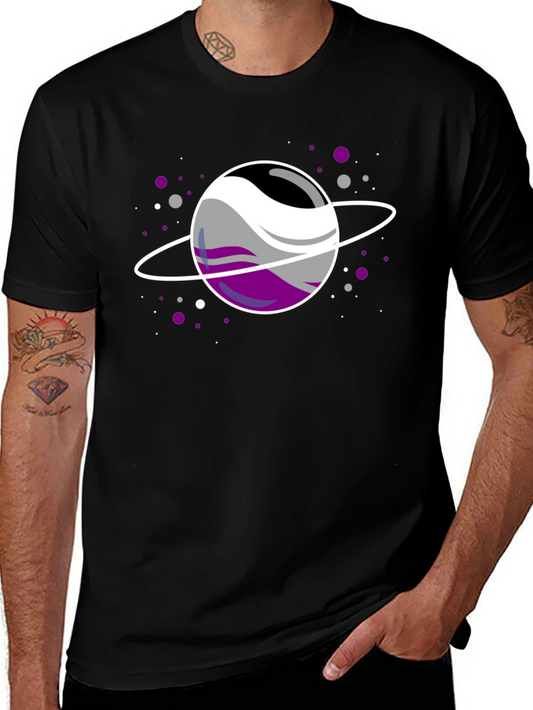Ace Pride Planet Black T-Shirt