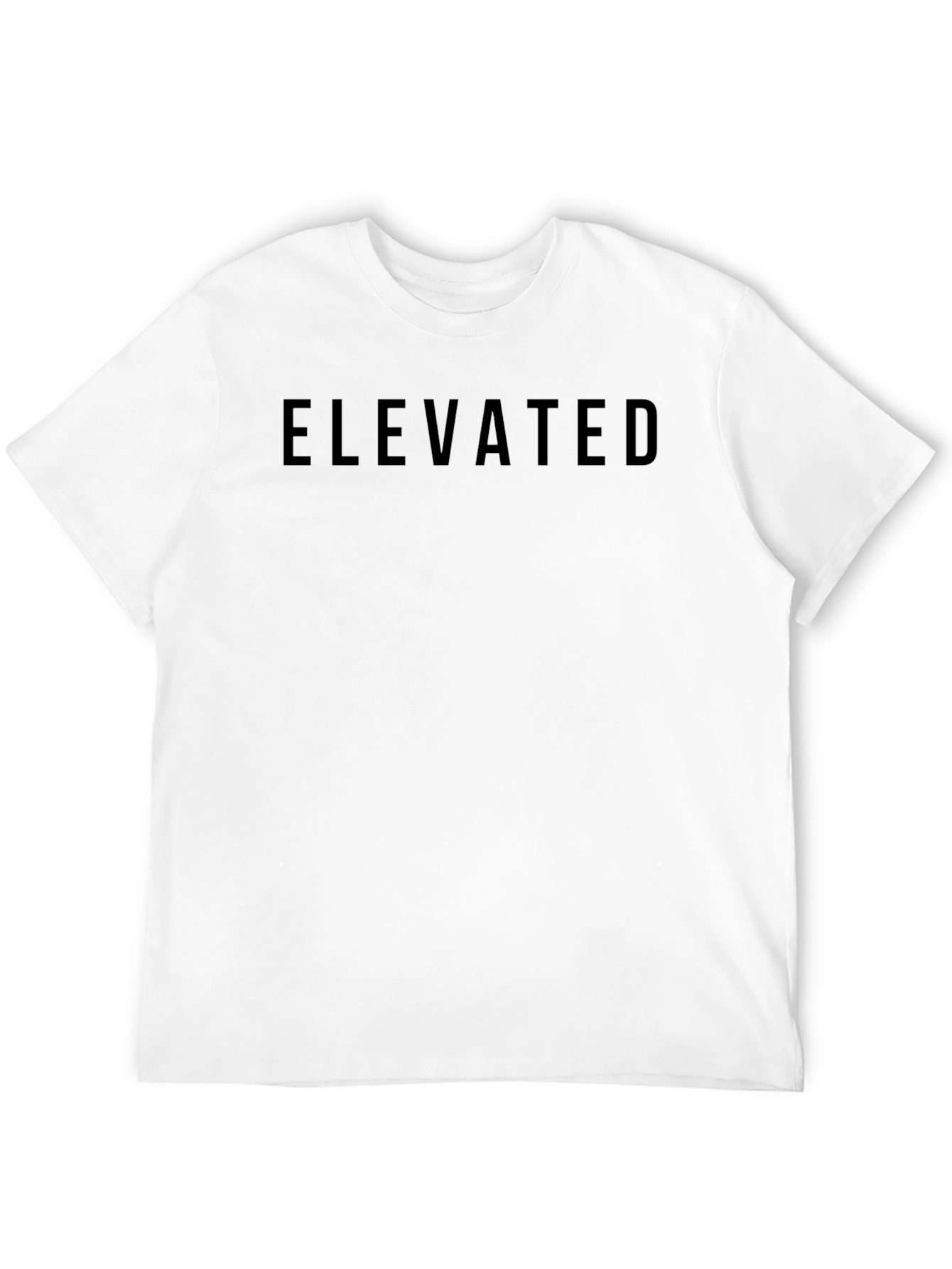 Elevated Black Graphic Tee - Modern Casual Wear