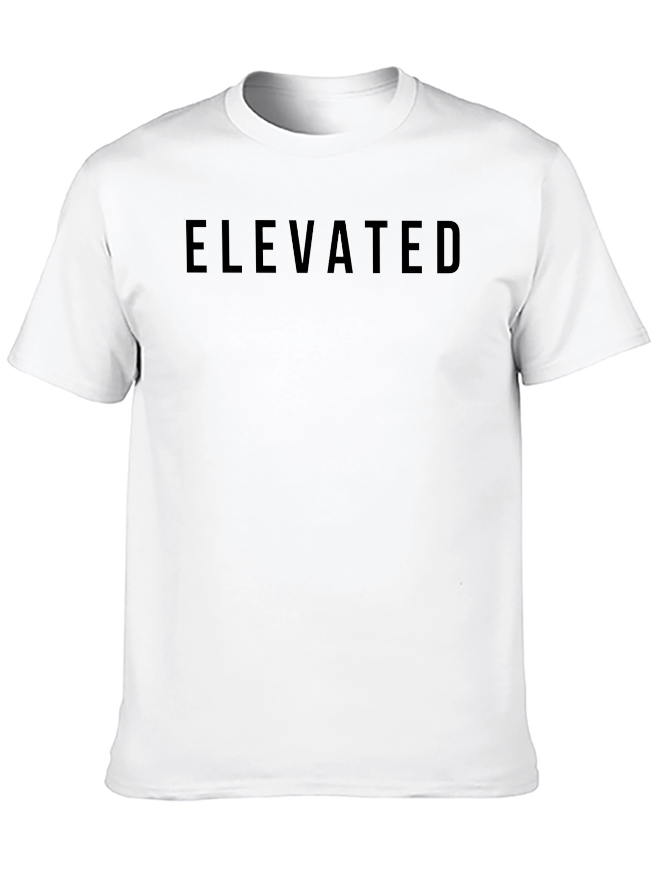 Elevated Black Graphic Tee - Modern Casual Wear