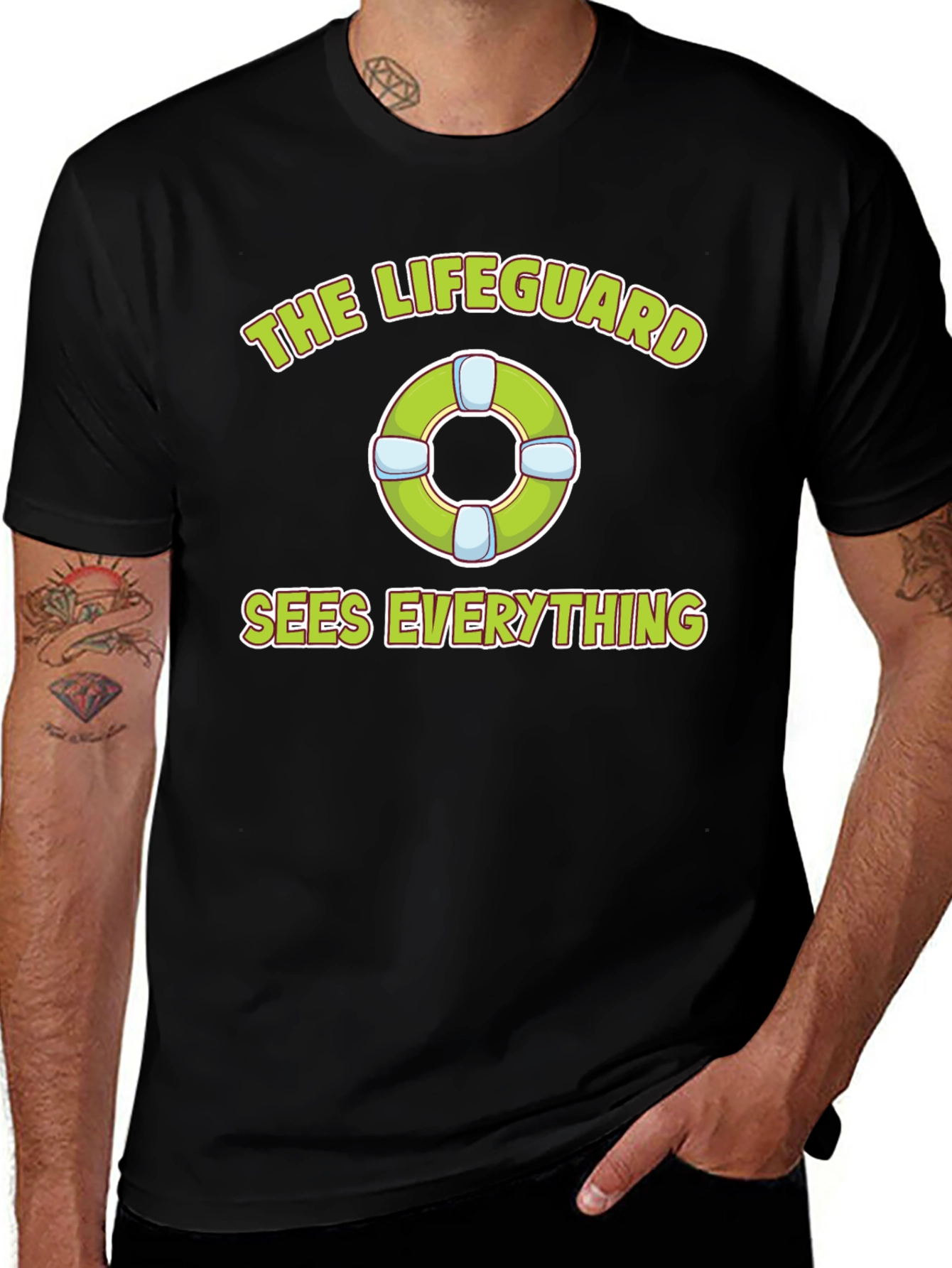 The Lifeguard Sees Everything T-Shirt