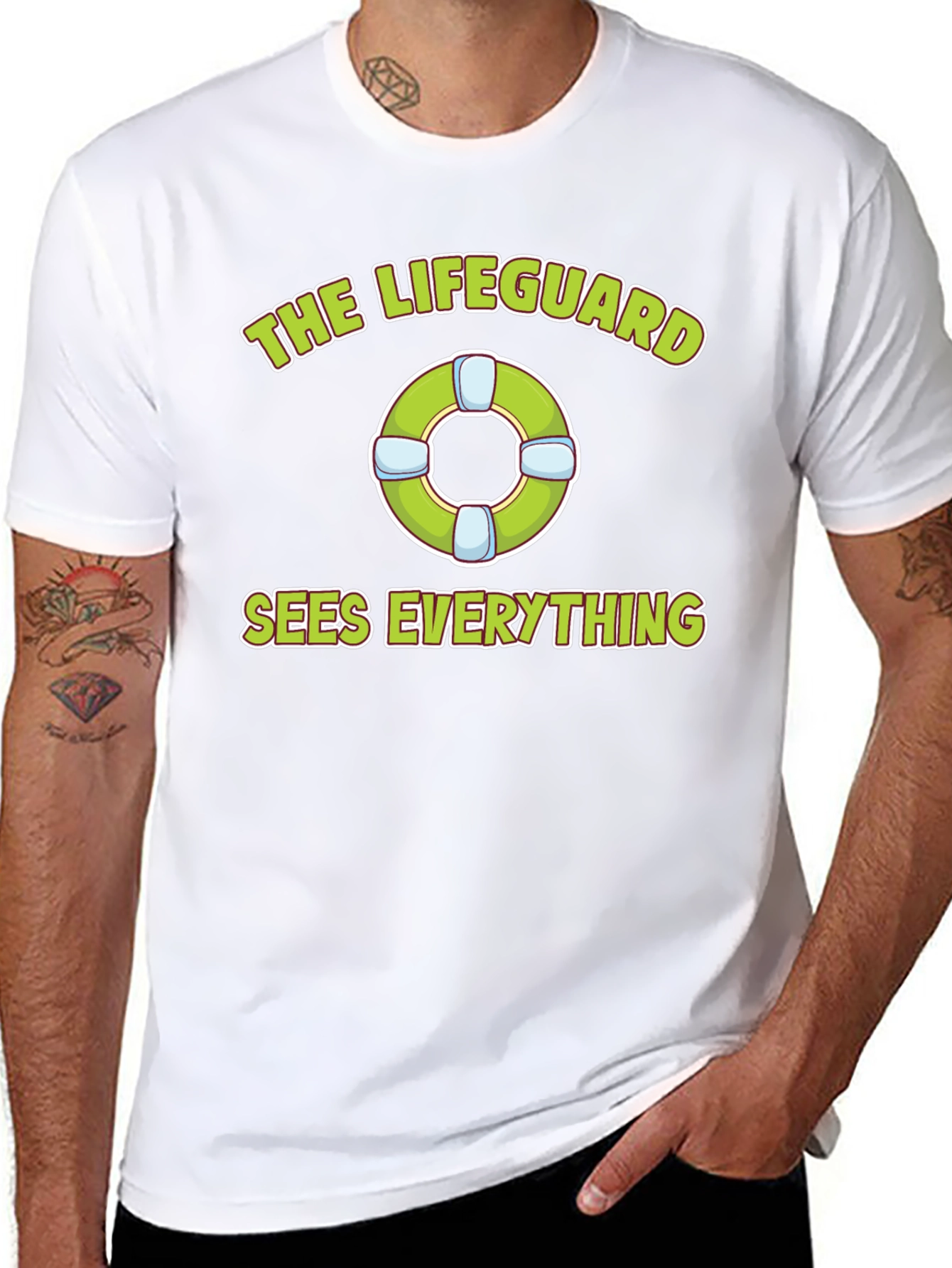 The Lifeguard Sees Everything T-Shirt