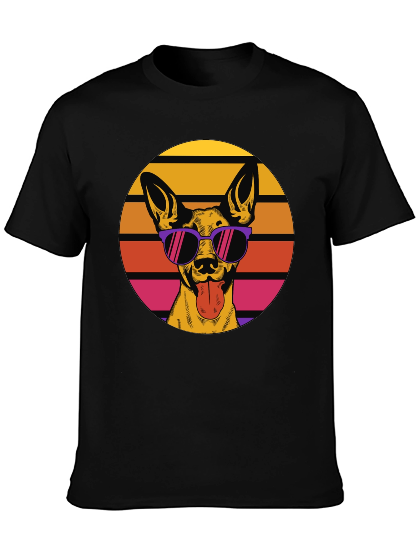 Cool Dog Retro T-Shirt