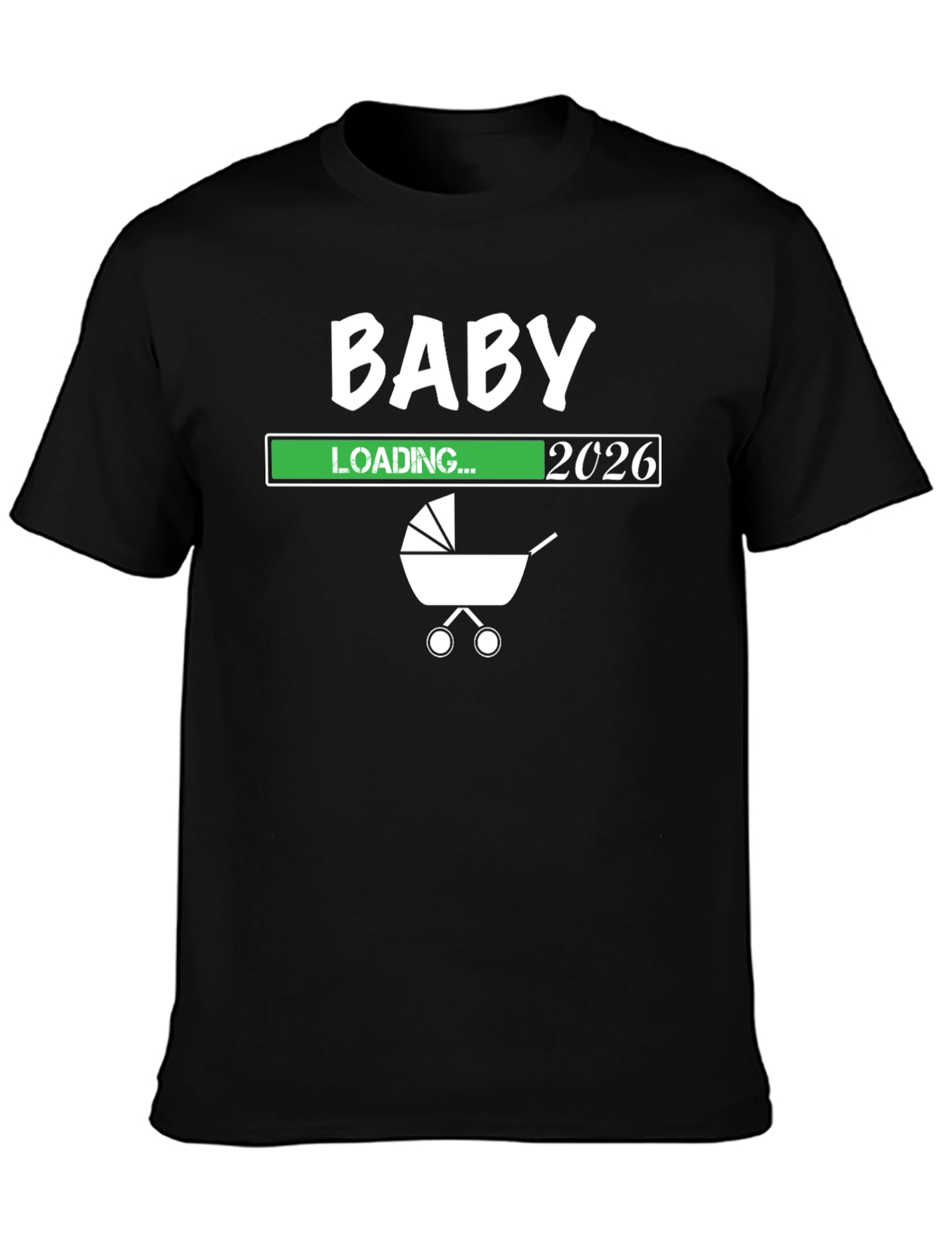 Baby Loading 2026 T-Shirt: New Dad Gift