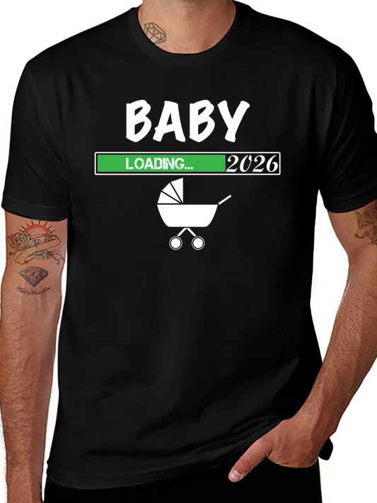 Baby Loading 2026 T-Shirt: New Dad Gift