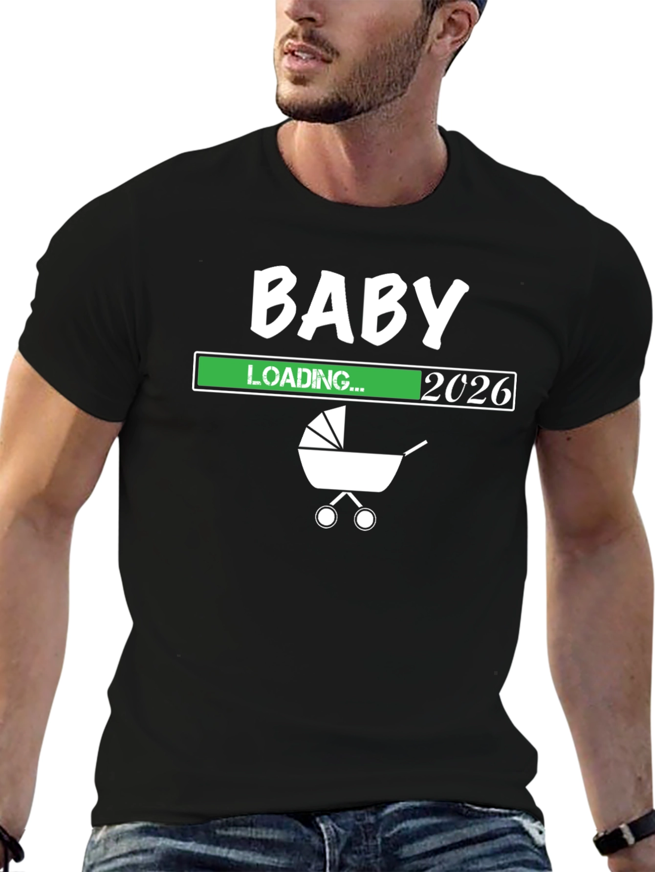 Baby Loading 2026 T-Shirt: New Dad Gift