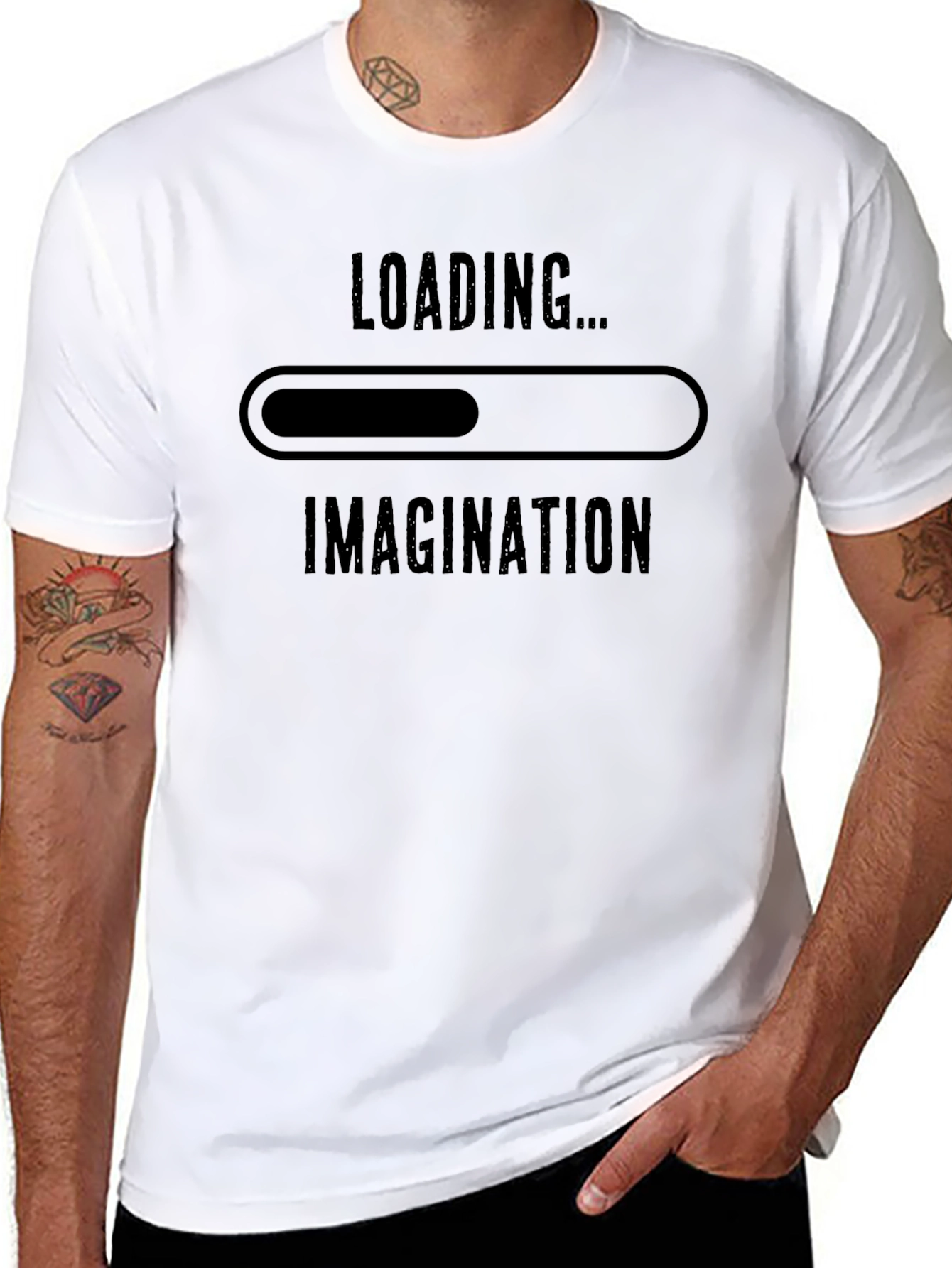 Loading Imagination Graphic T-Shirt