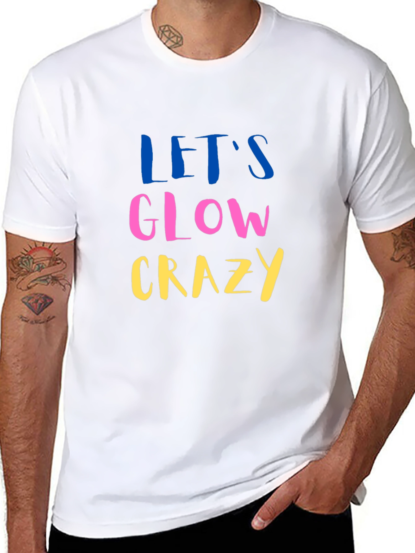 Lets Glow Crazy Graphic Tee
