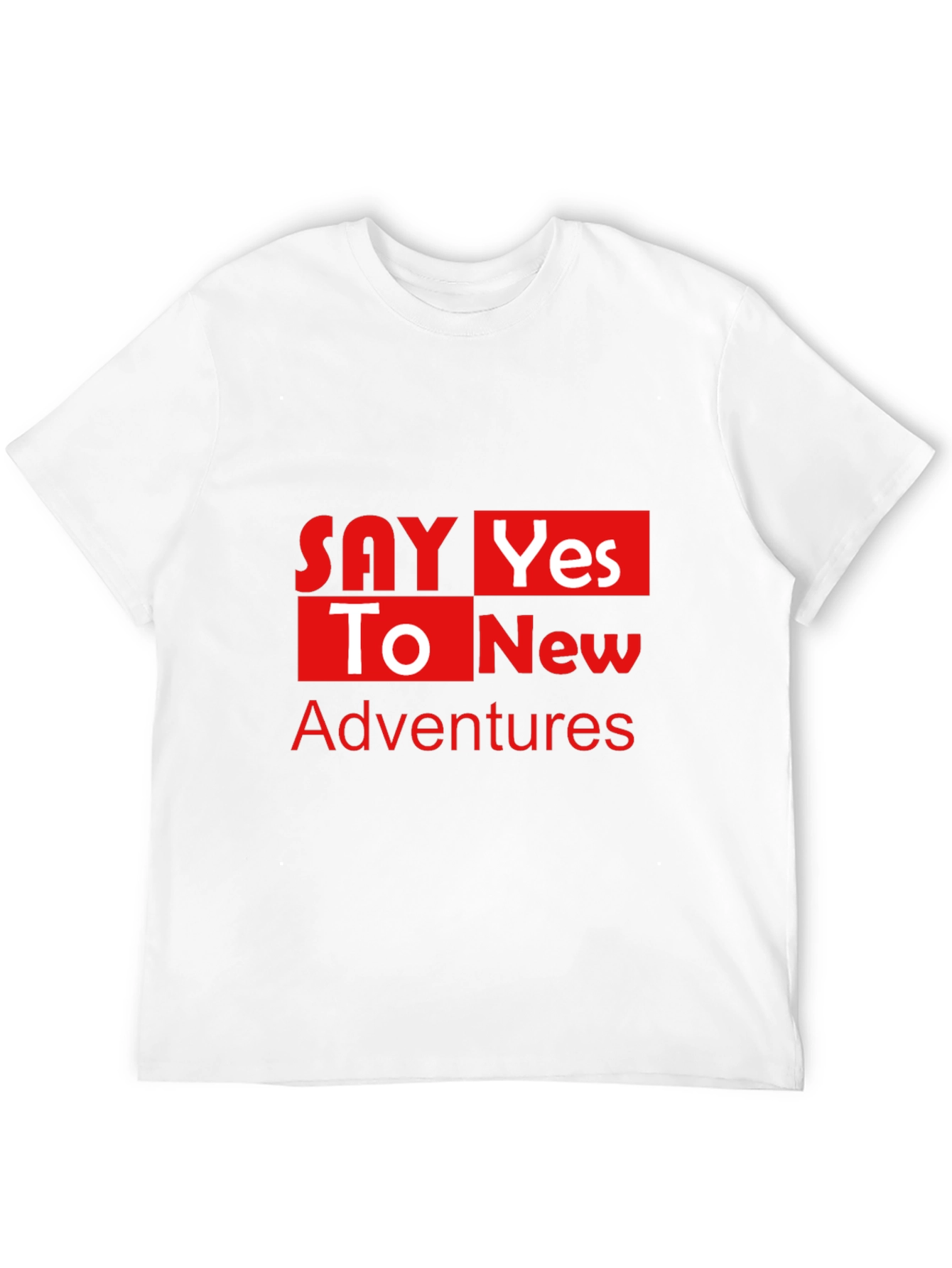 Say Yes To New Adventures Black T-Shirt