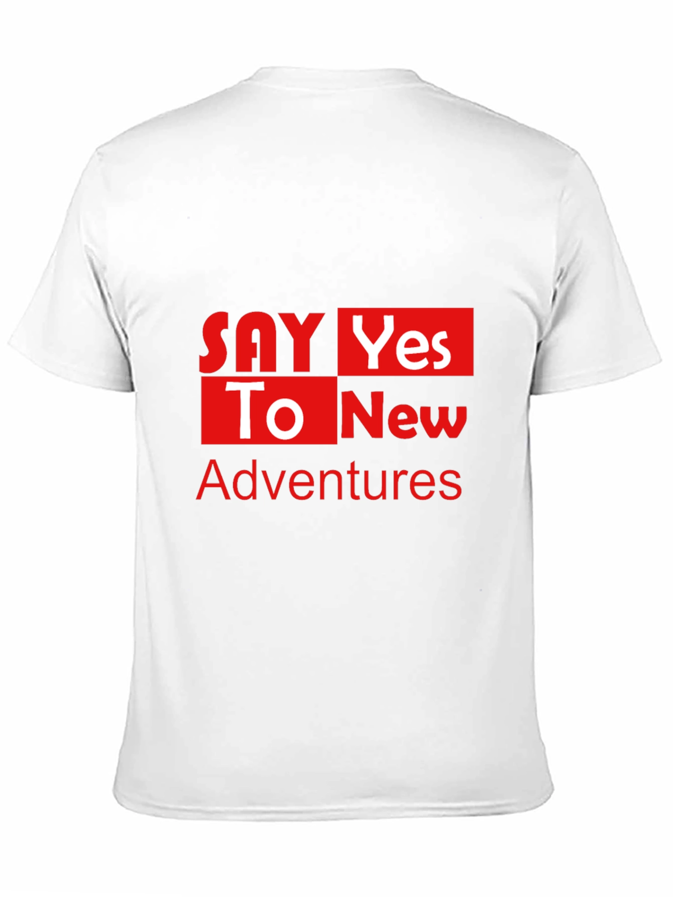 Say Yes To New Adventures Black T-Shirt