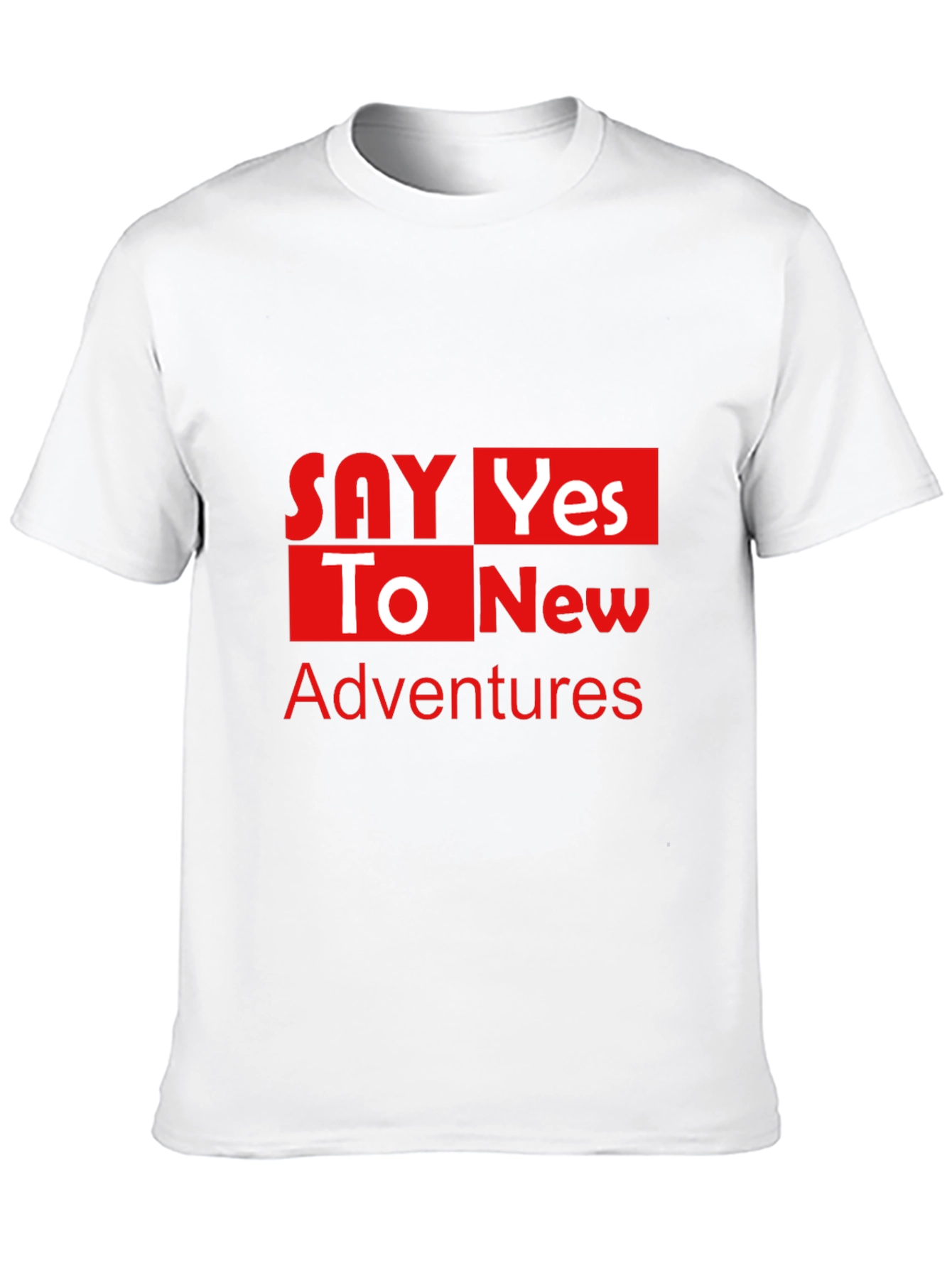 Say Yes To New Adventures Black T-Shirt