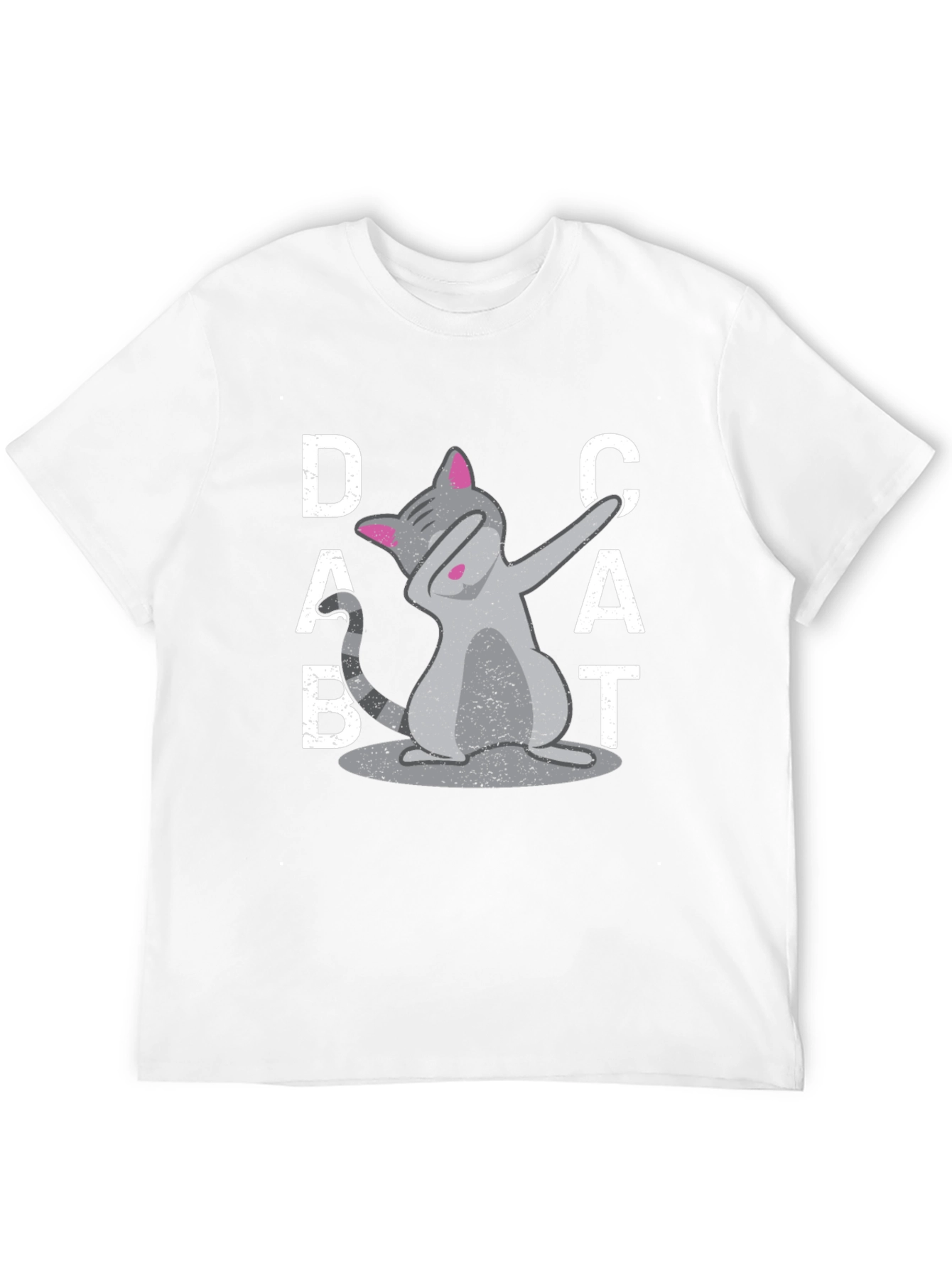 Dab Cat Graphic Tee - Cool Kitten T-Shirt