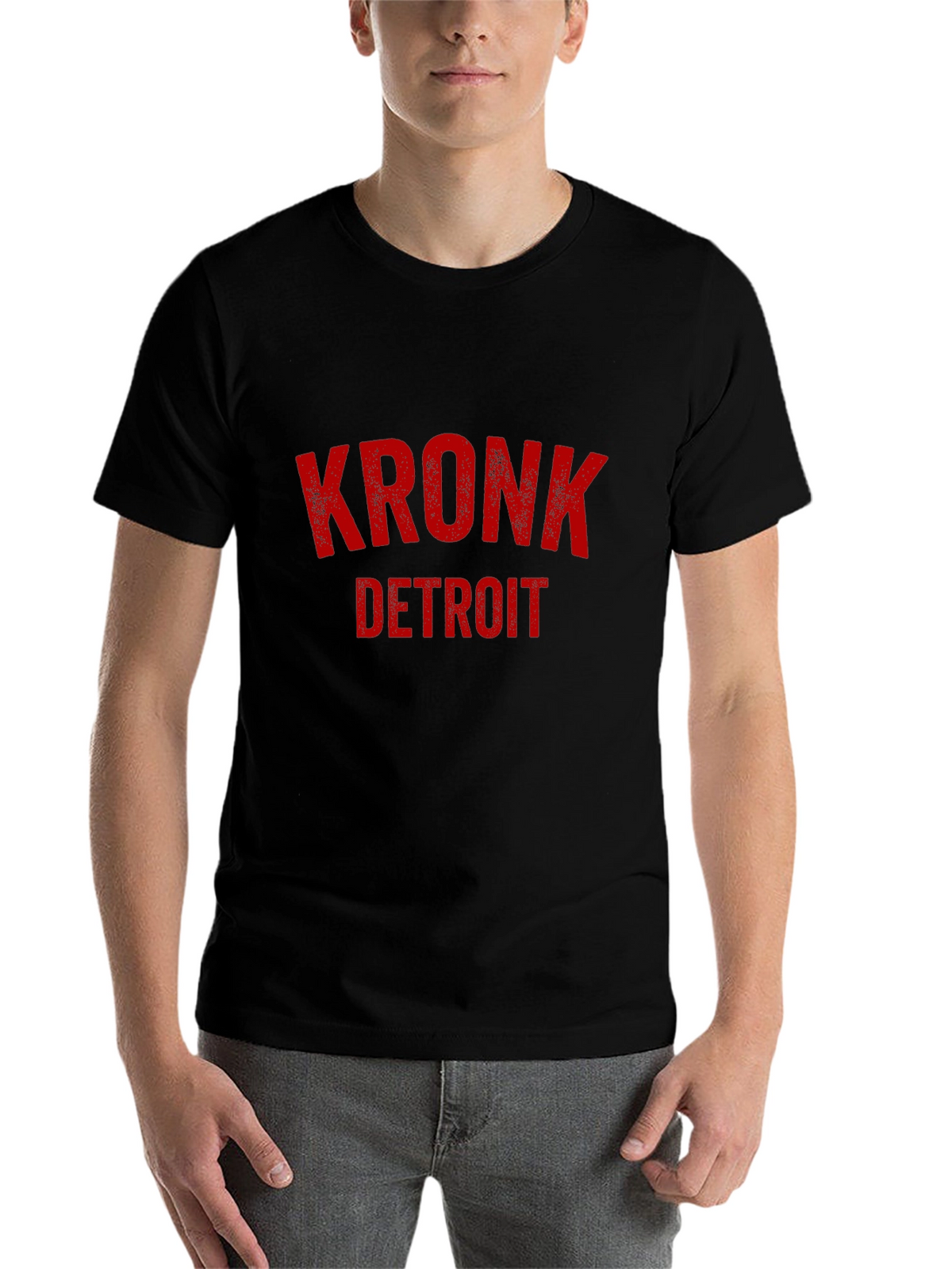 KRONK Detroit Black Graphic T-Shirt