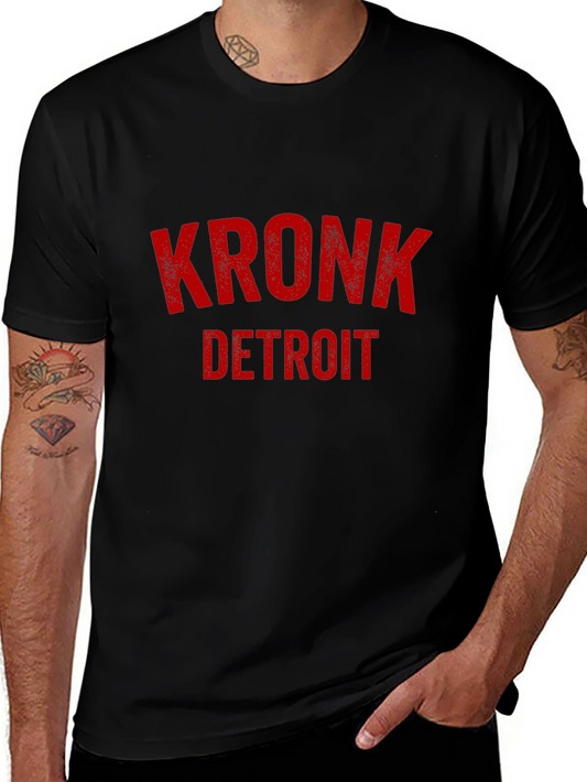 KRONK Detroit Black Graphic T-Shirt