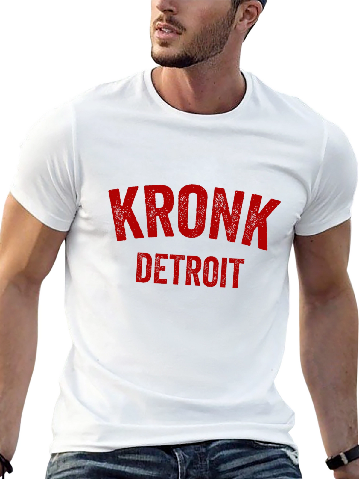 KRONK Detroit Black Graphic T-Shirt