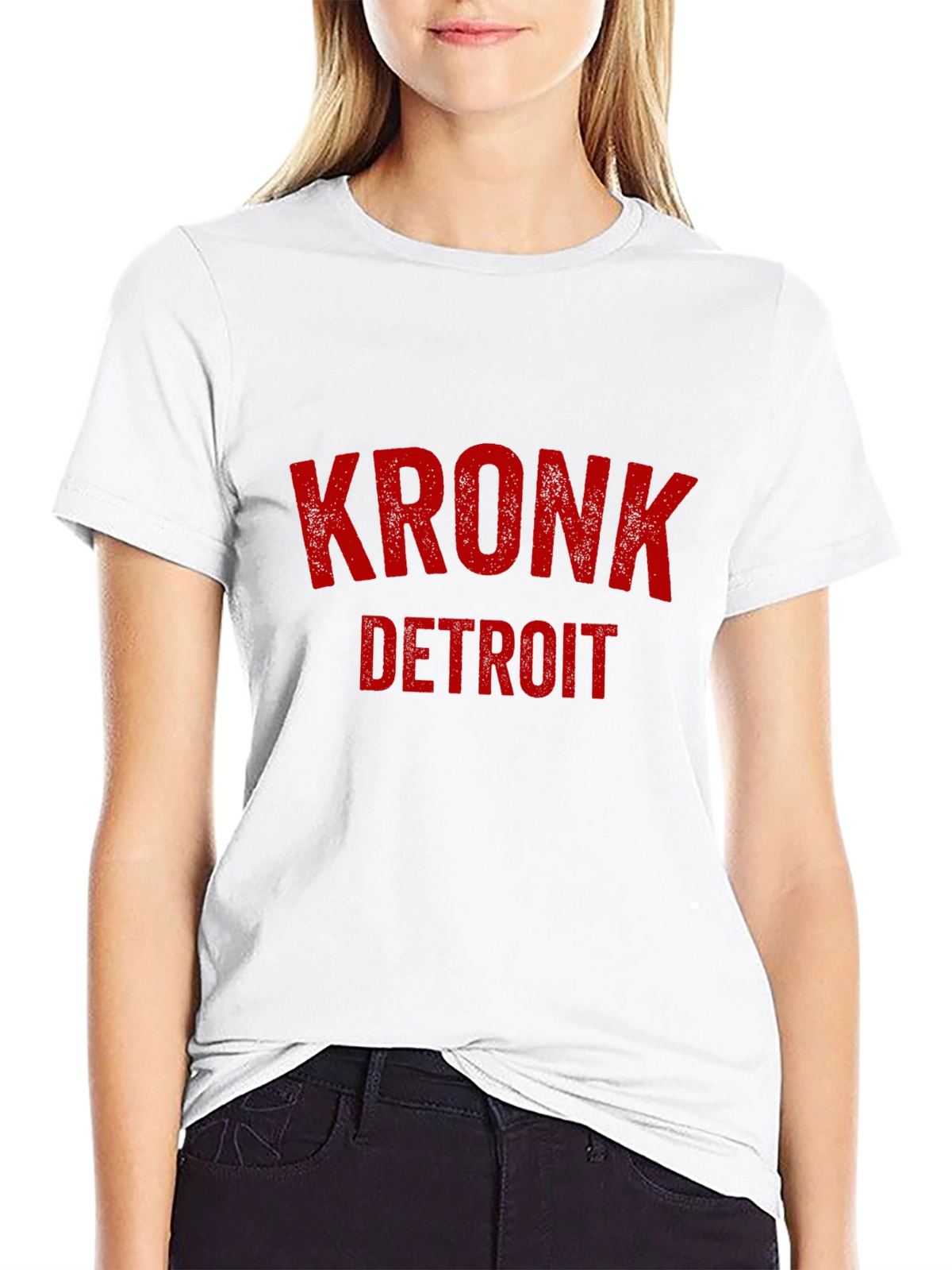 KRONK Detroit Black Graphic T-Shirt
