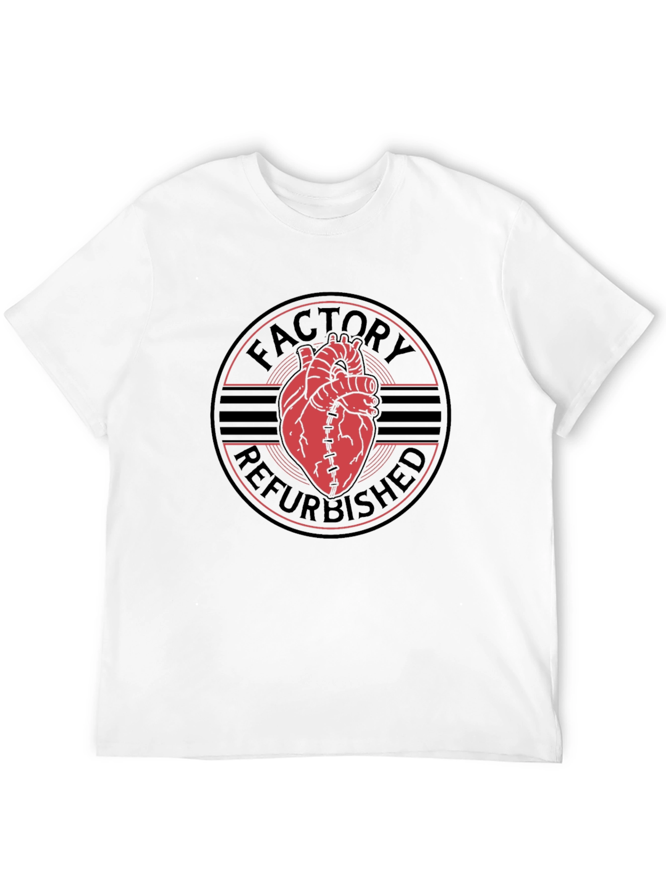 Factory Refurbished Heart Graphic T-Shirt