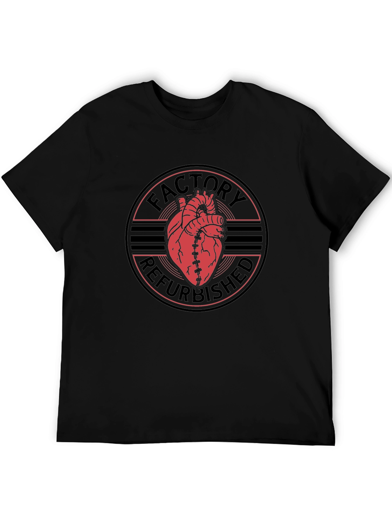 Factory Refurbished Heart Graphic T-Shirt
