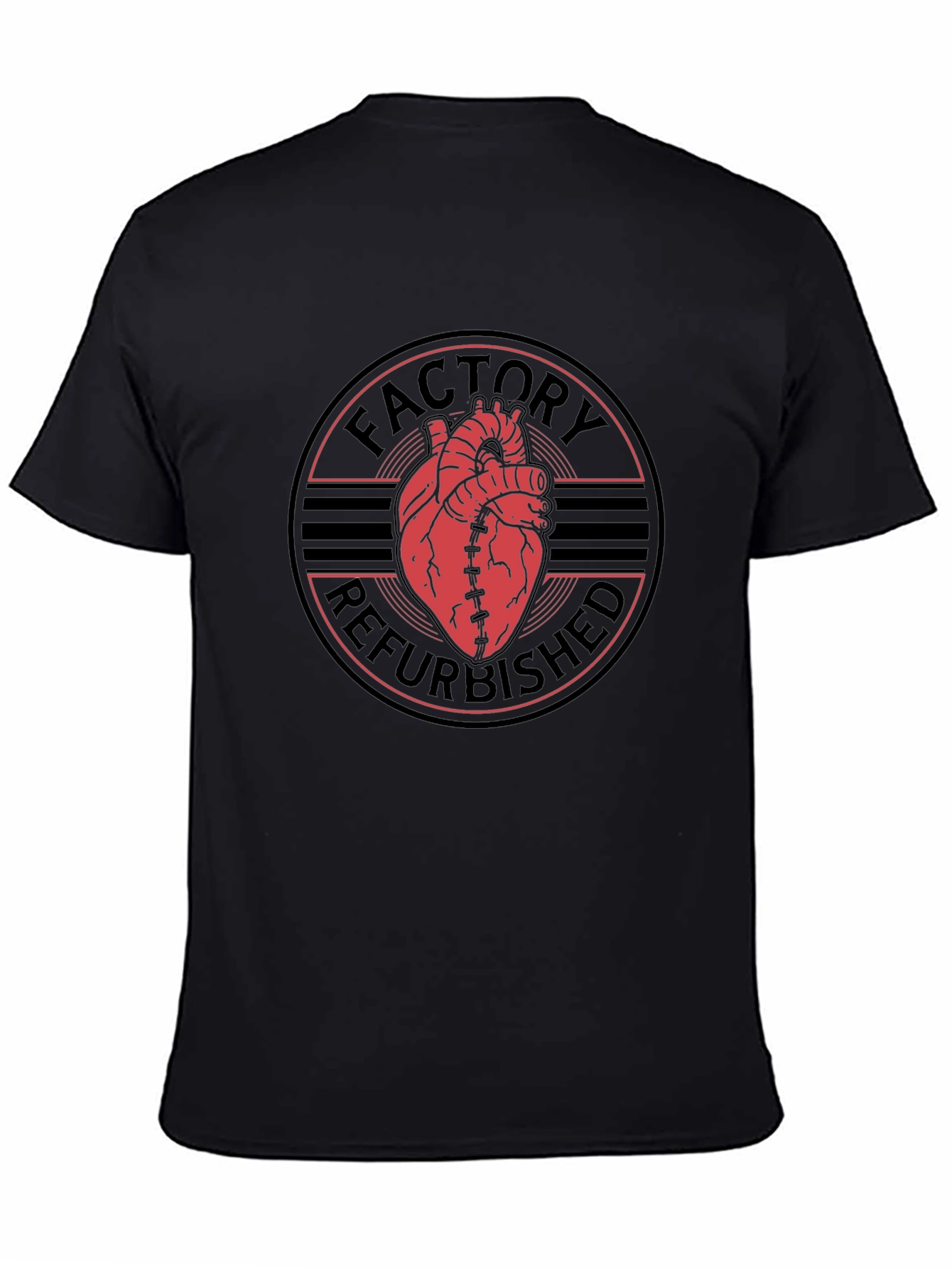 Factory Refurbished Heart Graphic T-Shirt