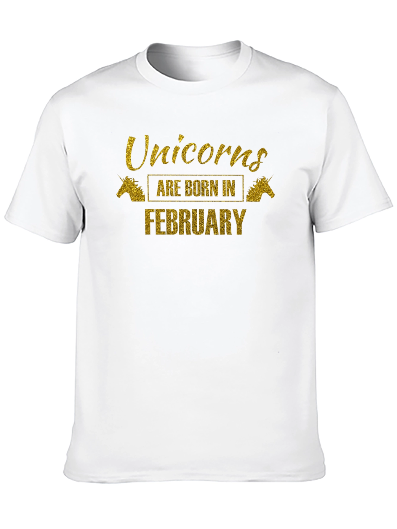 Unicorns Born in February T-Shirt