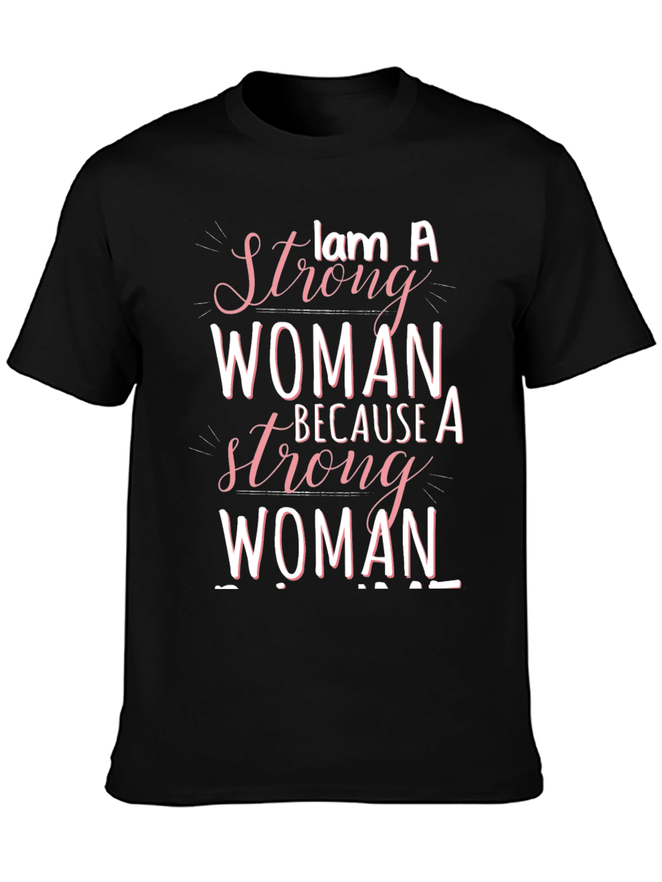 Strong Woman Graphic Tee - Empowering Design
