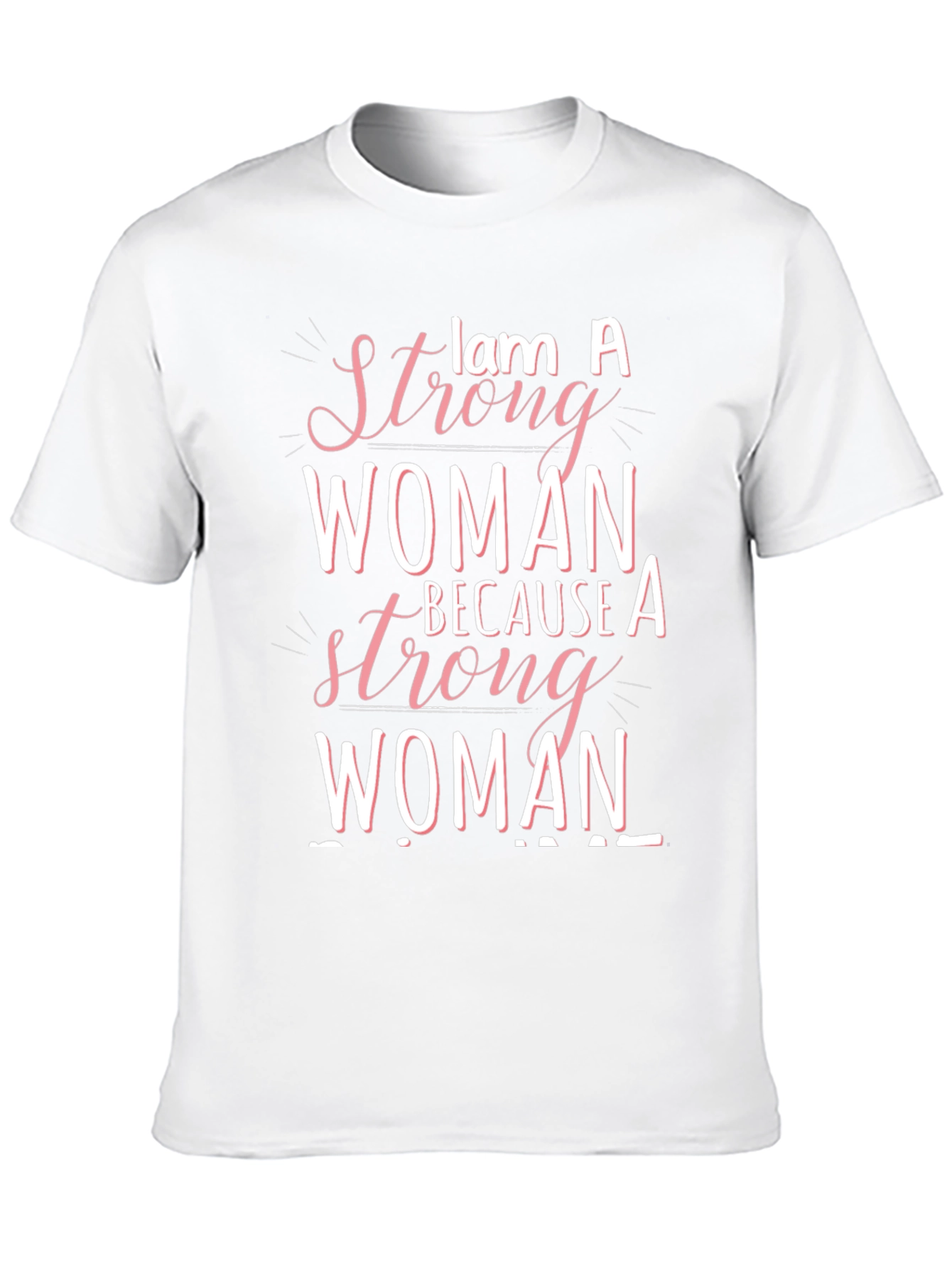 Strong Woman Graphic Tee - Empowering Design