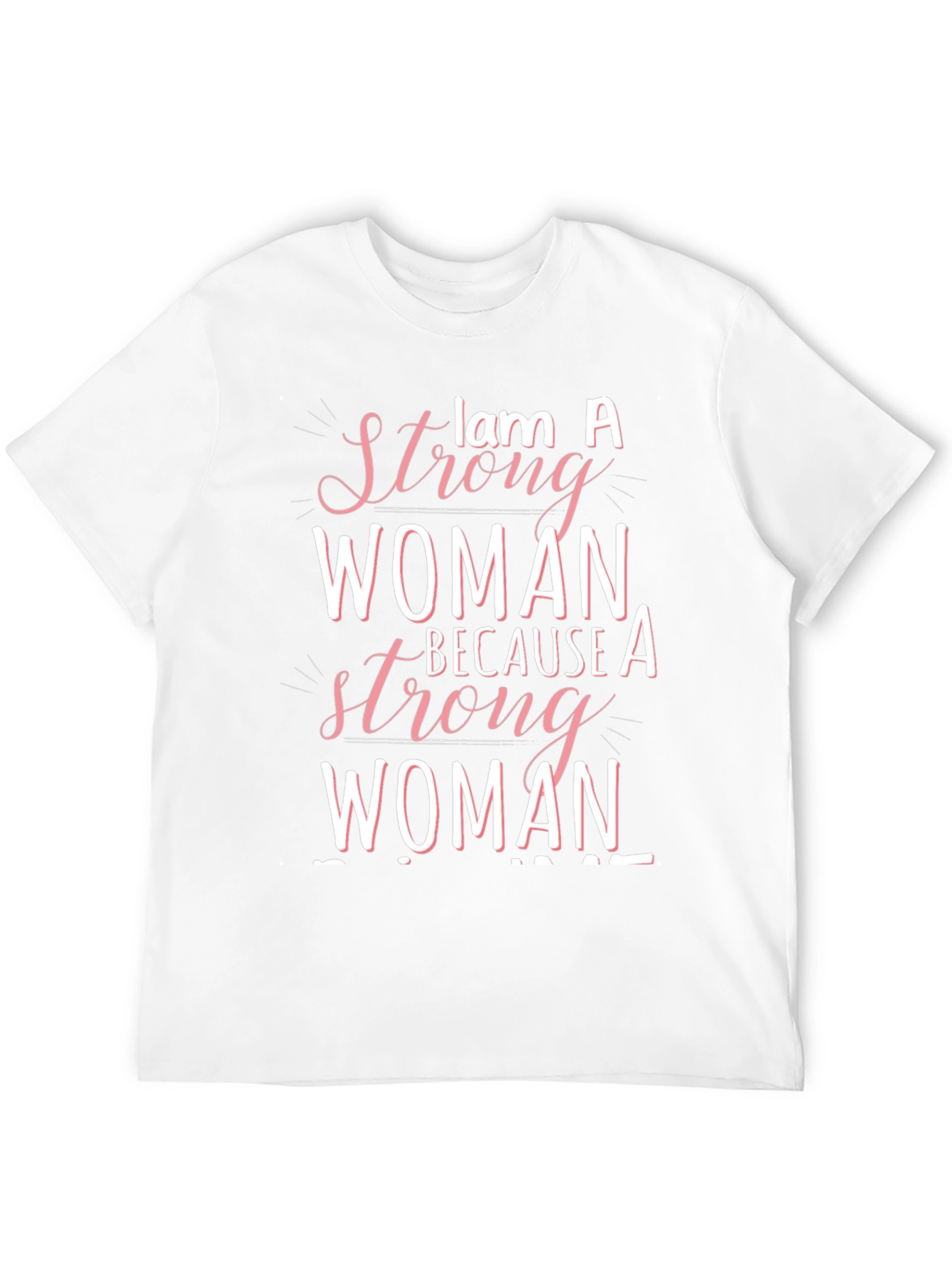 Strong Woman Graphic Tee - Empowering Design