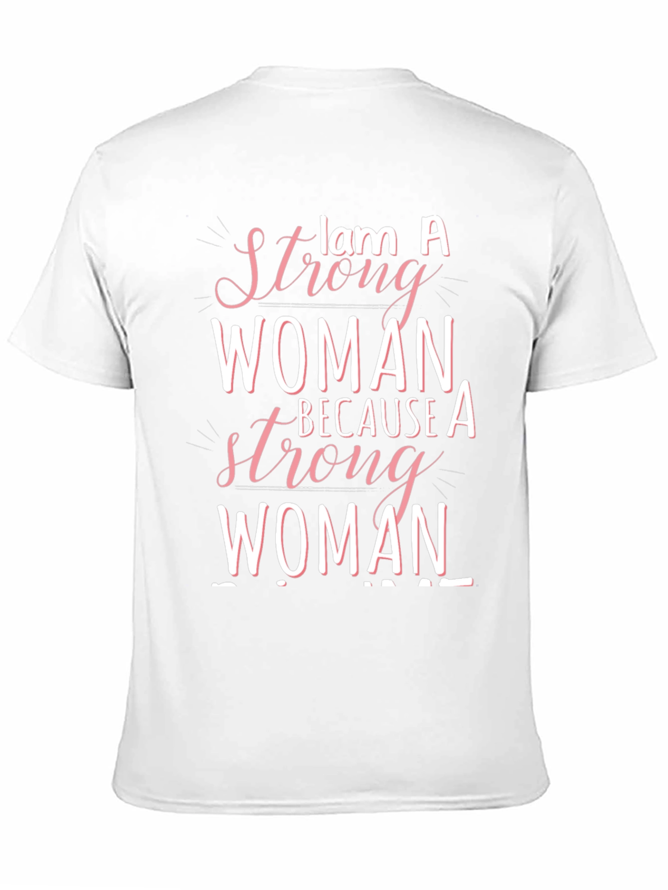Strong Woman Graphic Tee - Empowering Design