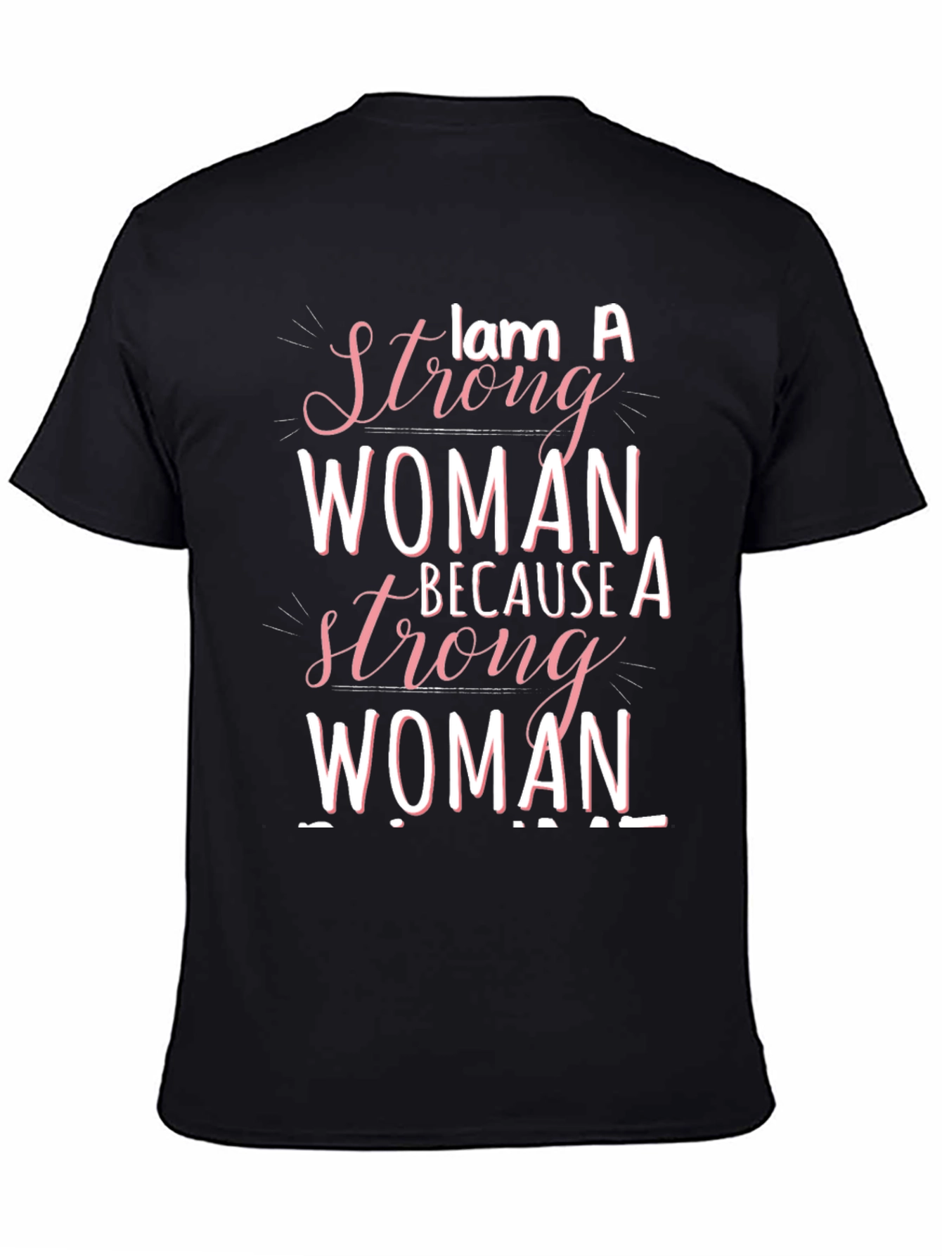 Strong Woman Graphic Tee - Empowering Design