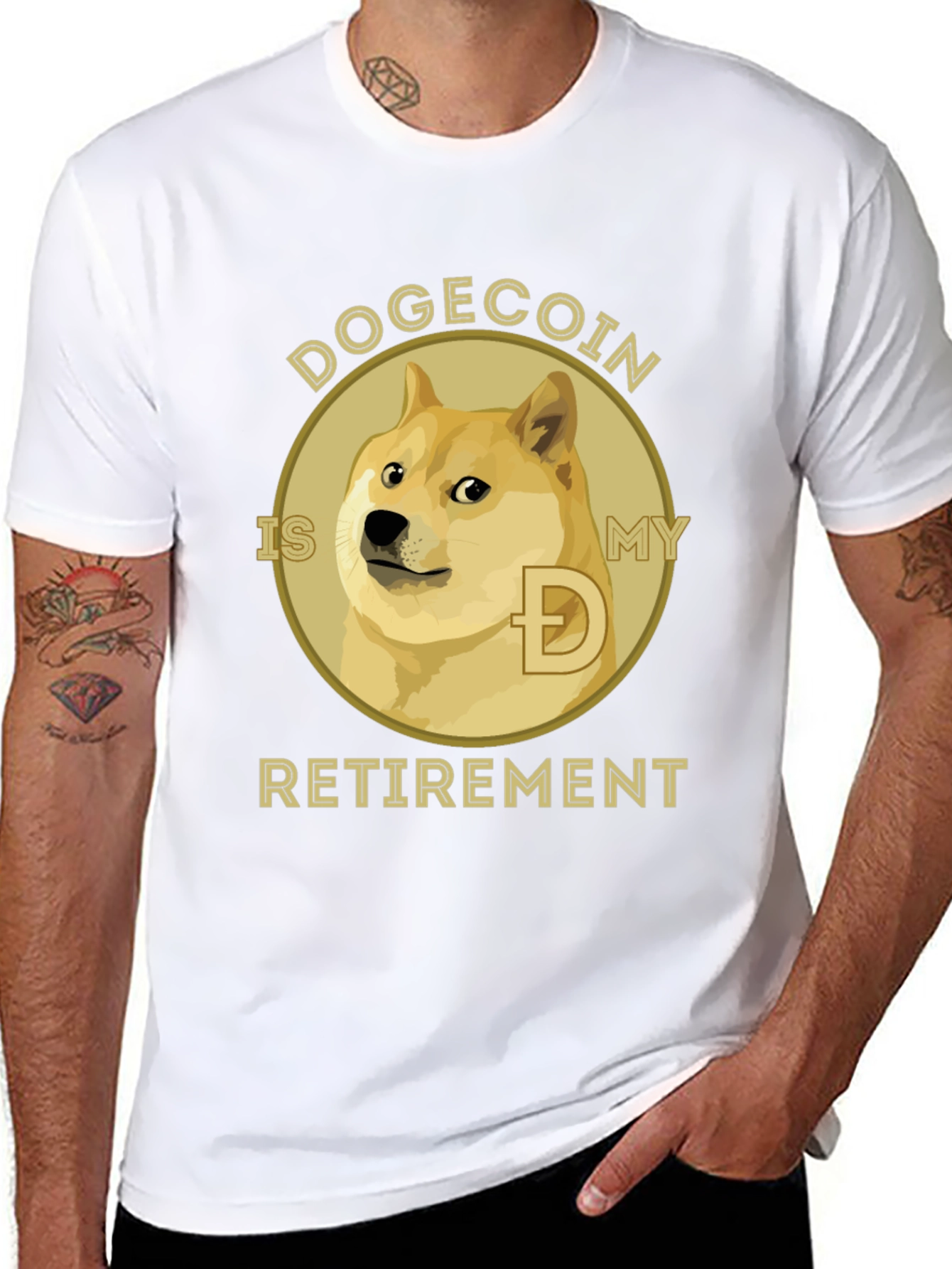 Dogecoin Retirement T-Shirt - Crypto Investor Tee