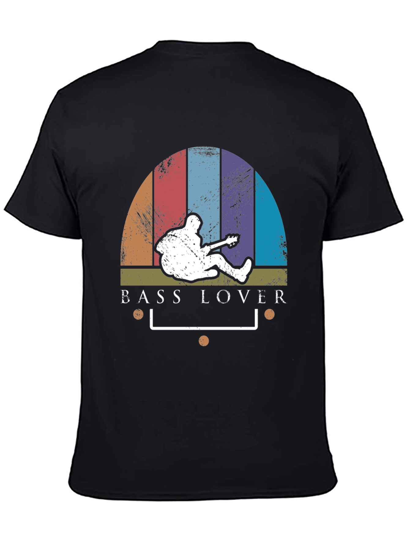 Retro Bass Lover T-Shirt - Musician Tee