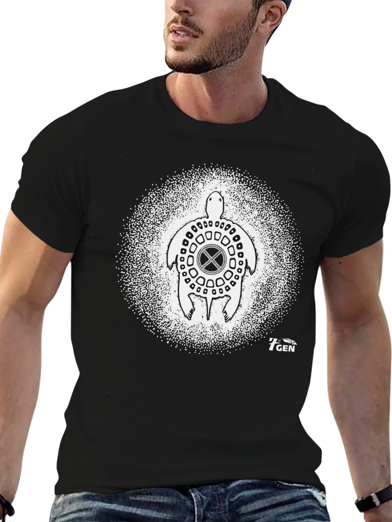 Black Turtle Graphic Tee - 7GEN