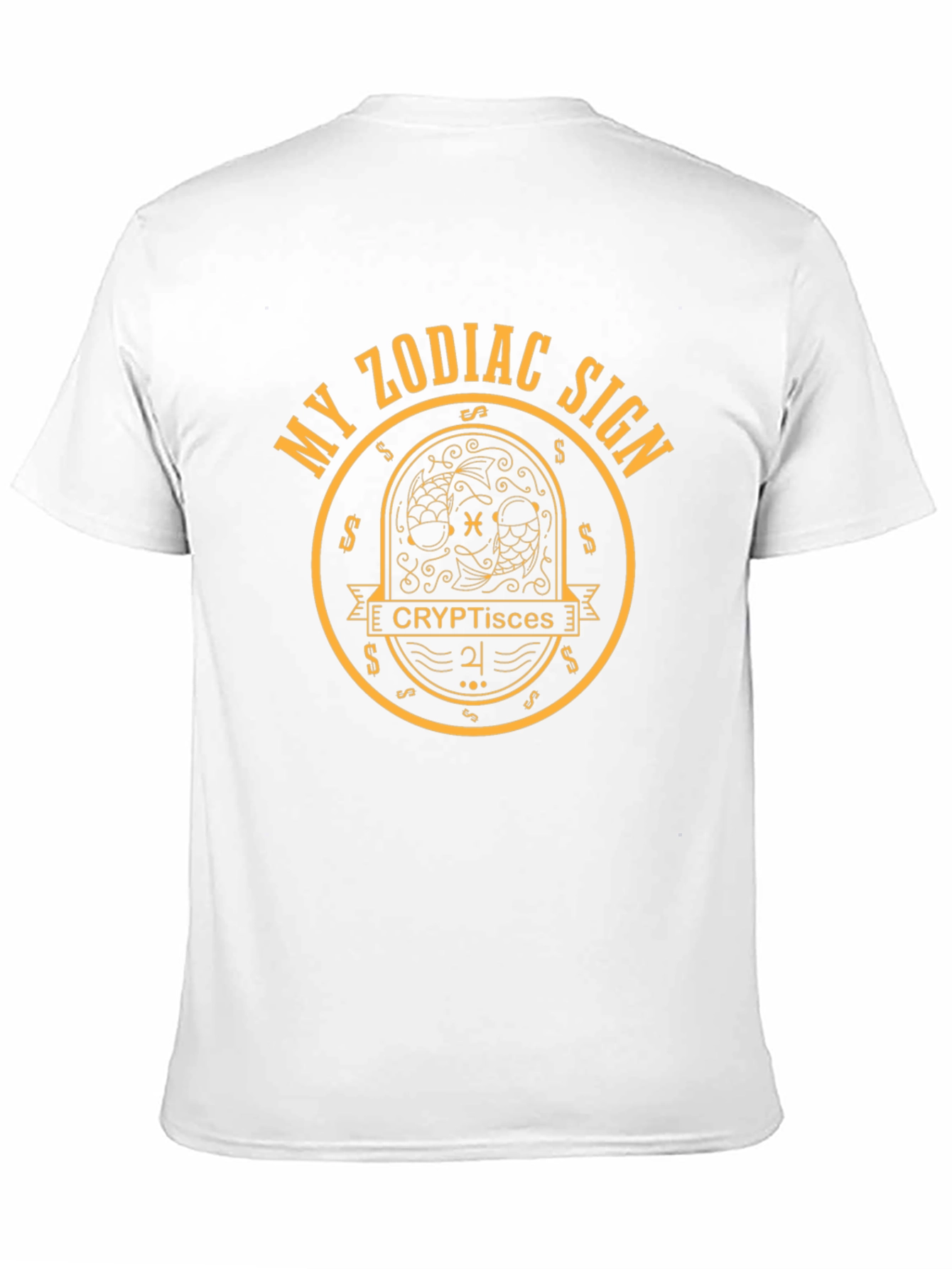Crypto Pisces Zodiac Sign T-Shirt