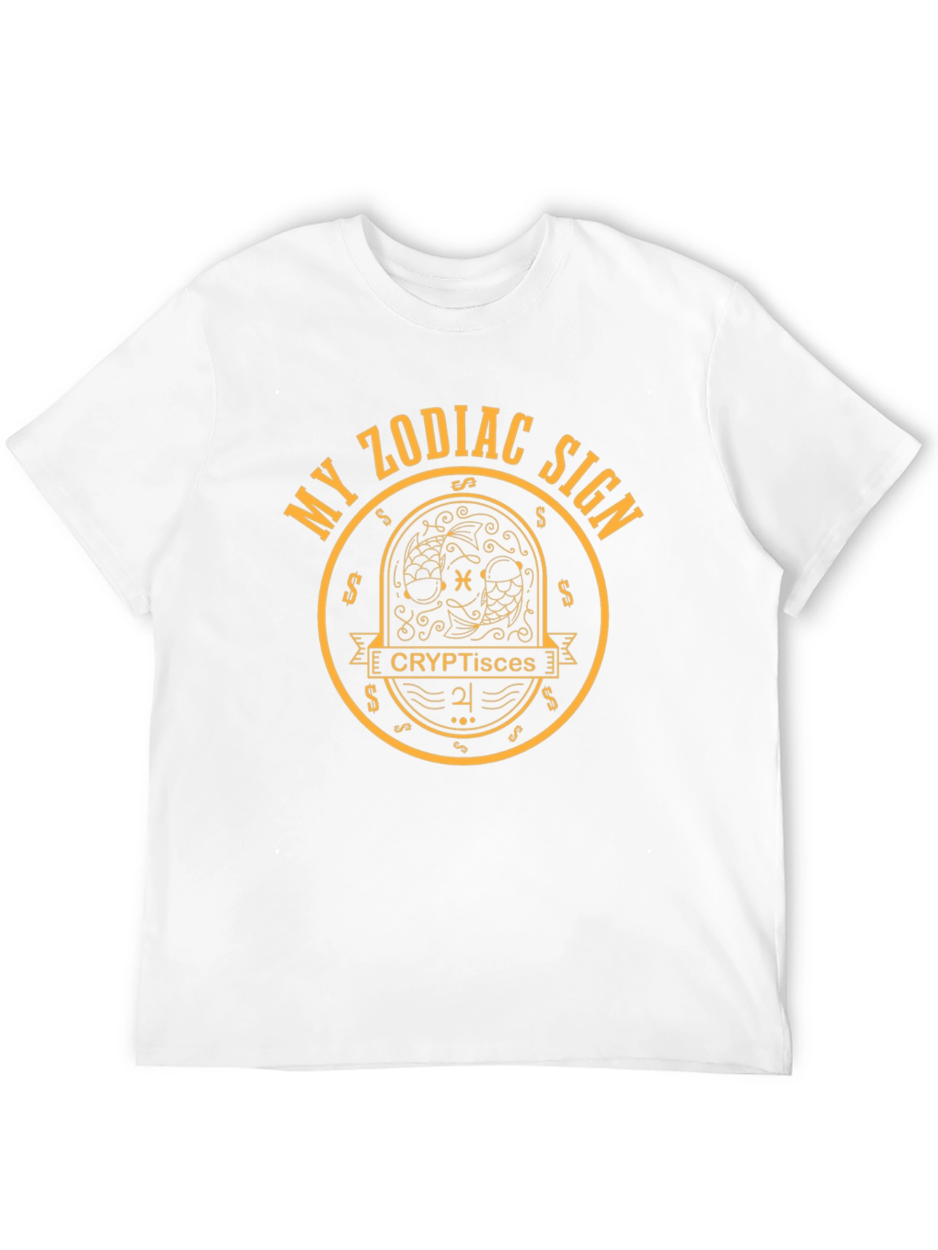 Crypto Pisces Zodiac Sign T-Shirt